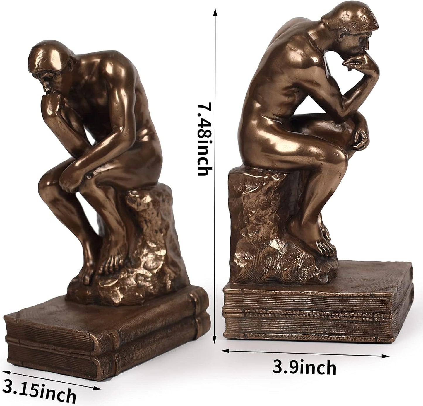 7.48- Museum Grade Collectible Figurine / Resin / Small / Bronze