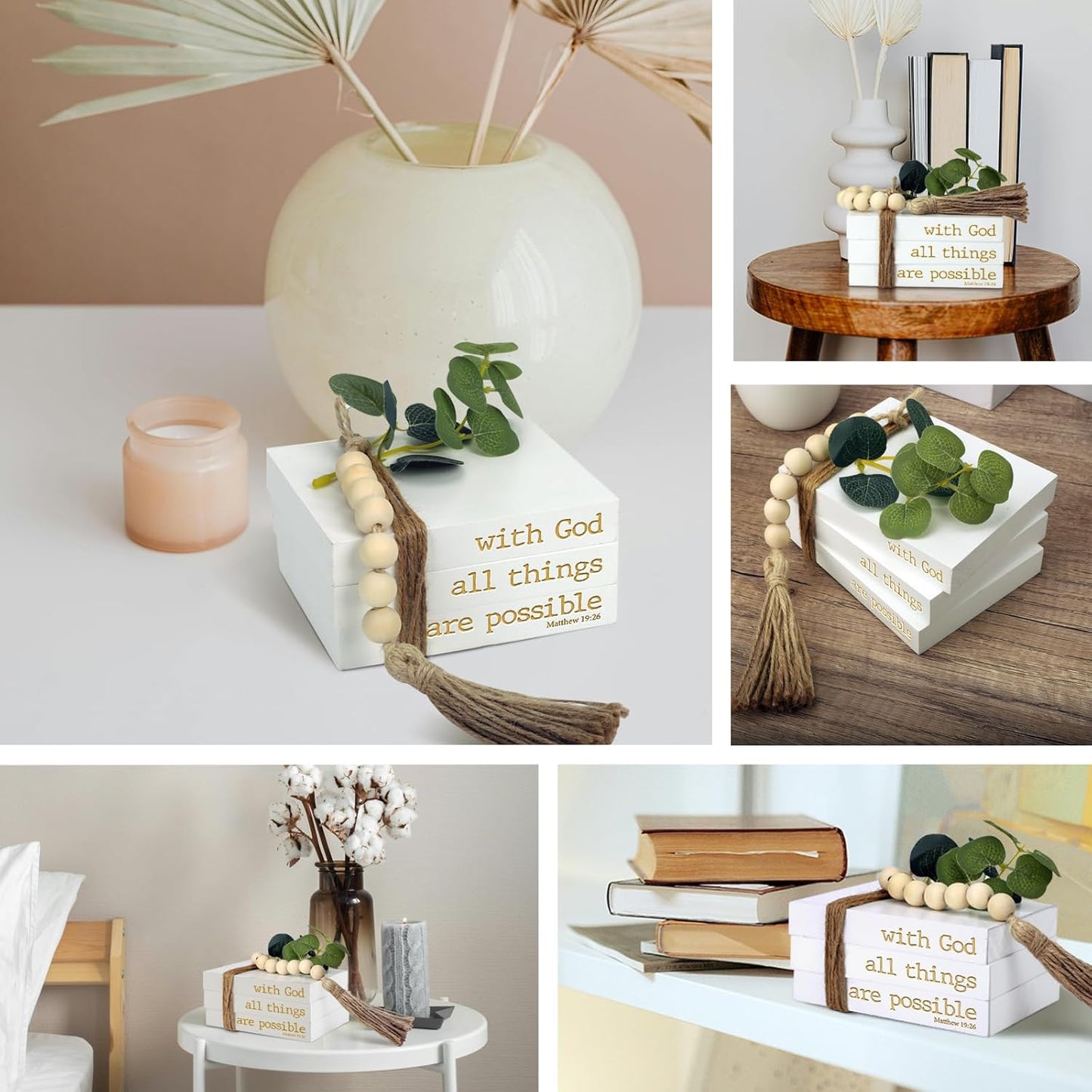 Faux Books for Decoration / Set of 3