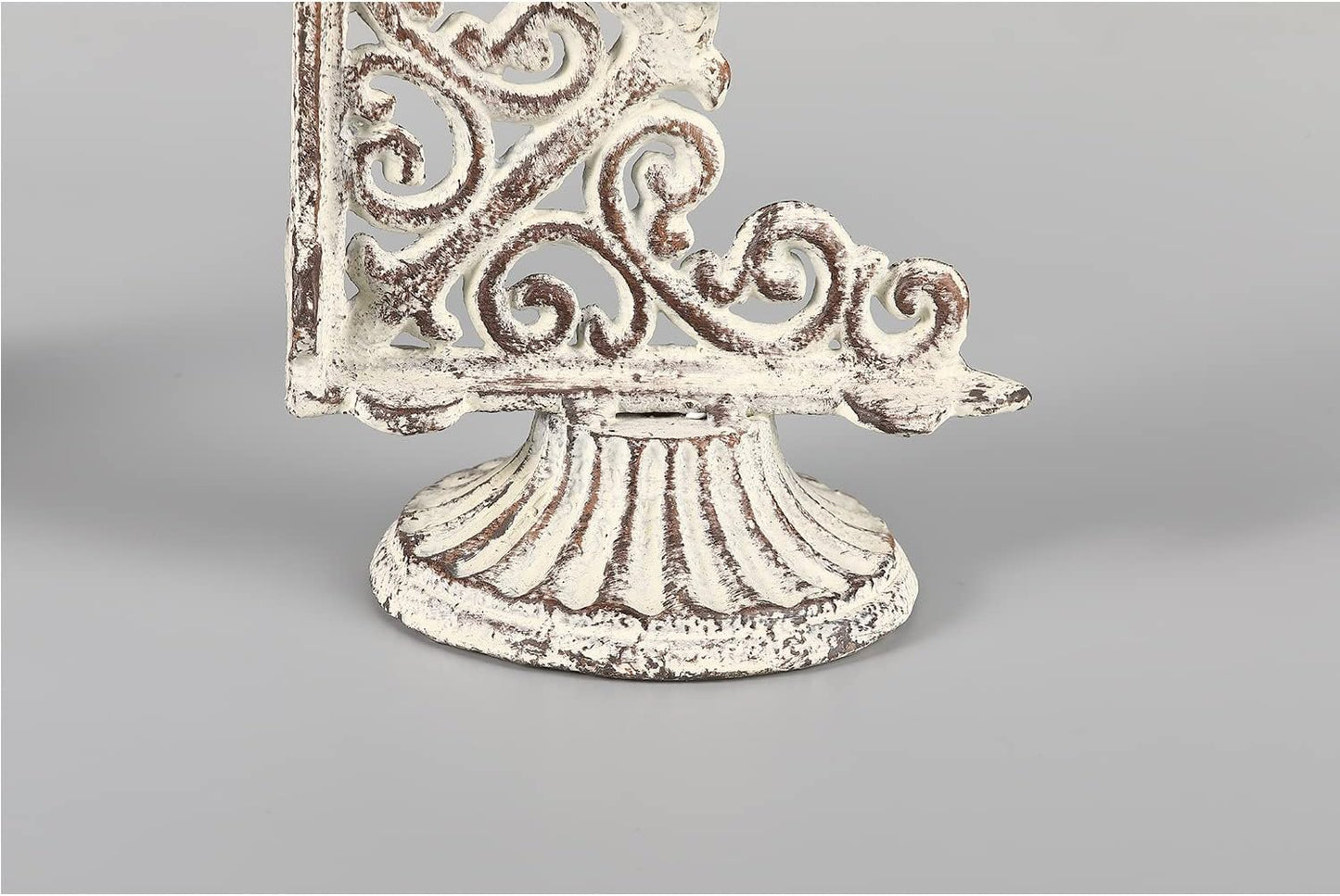 Farmhouse Decorative Bookends / Antique White