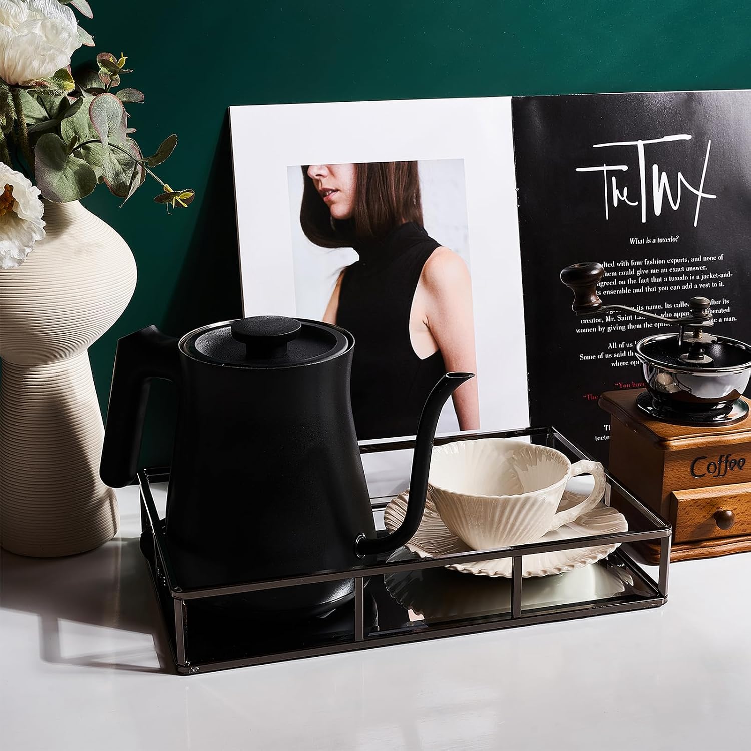 Vanity Trays / Perfume Organizer / Smoky Black