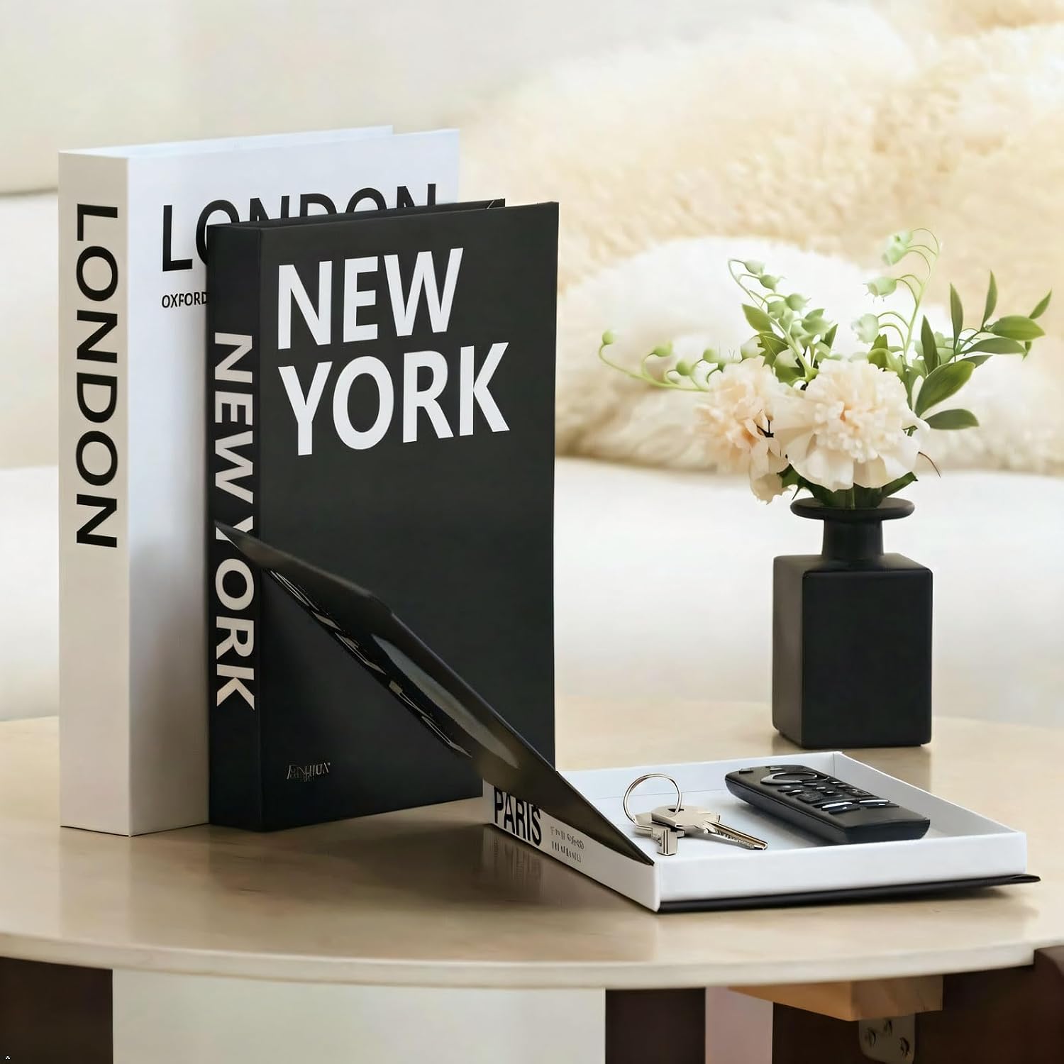 Fake Book Boxes / NY-001 / Set of 3