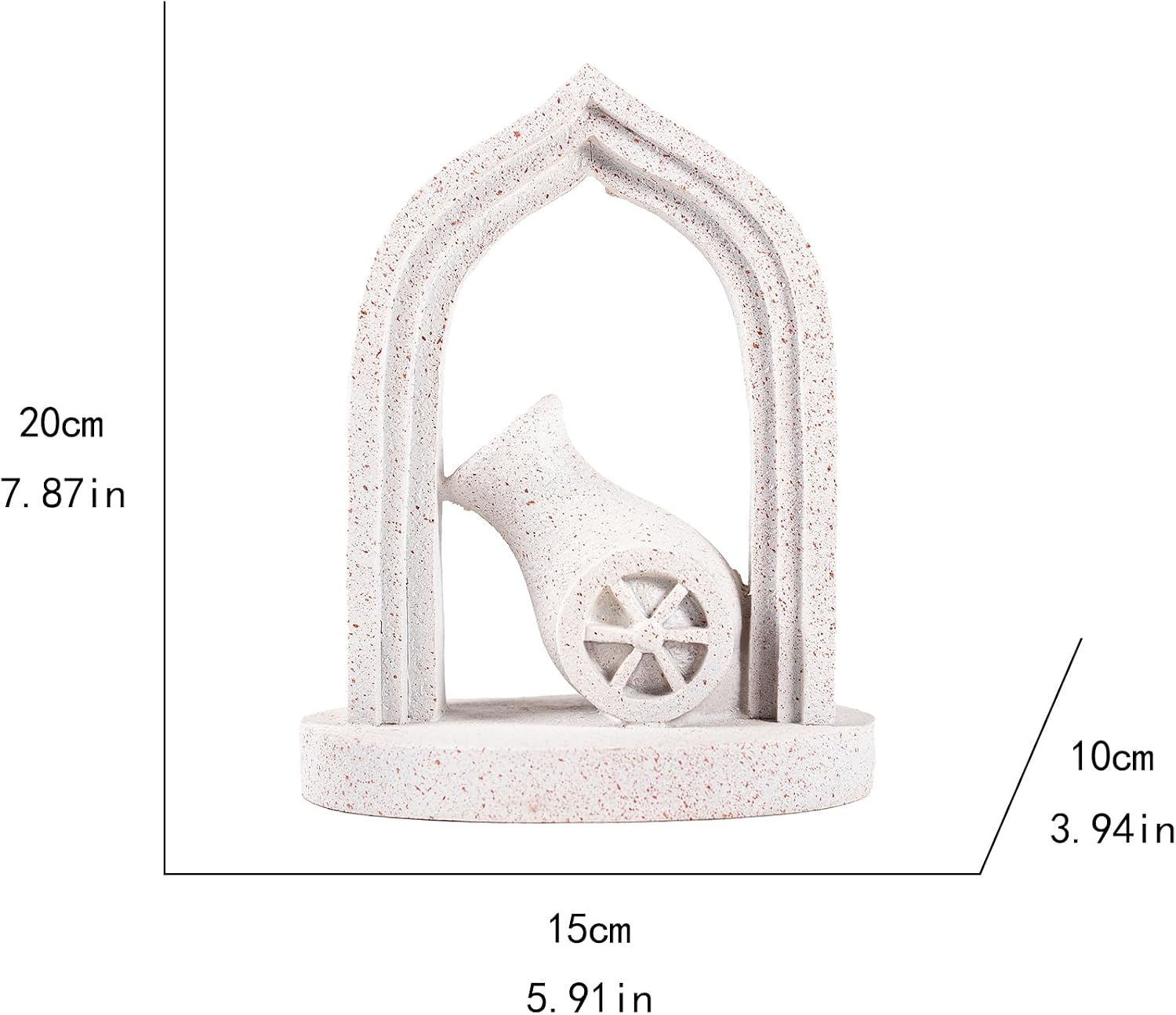 These Non-Slip bookends are for Holding Large / Ramadan Bookshelf Statue