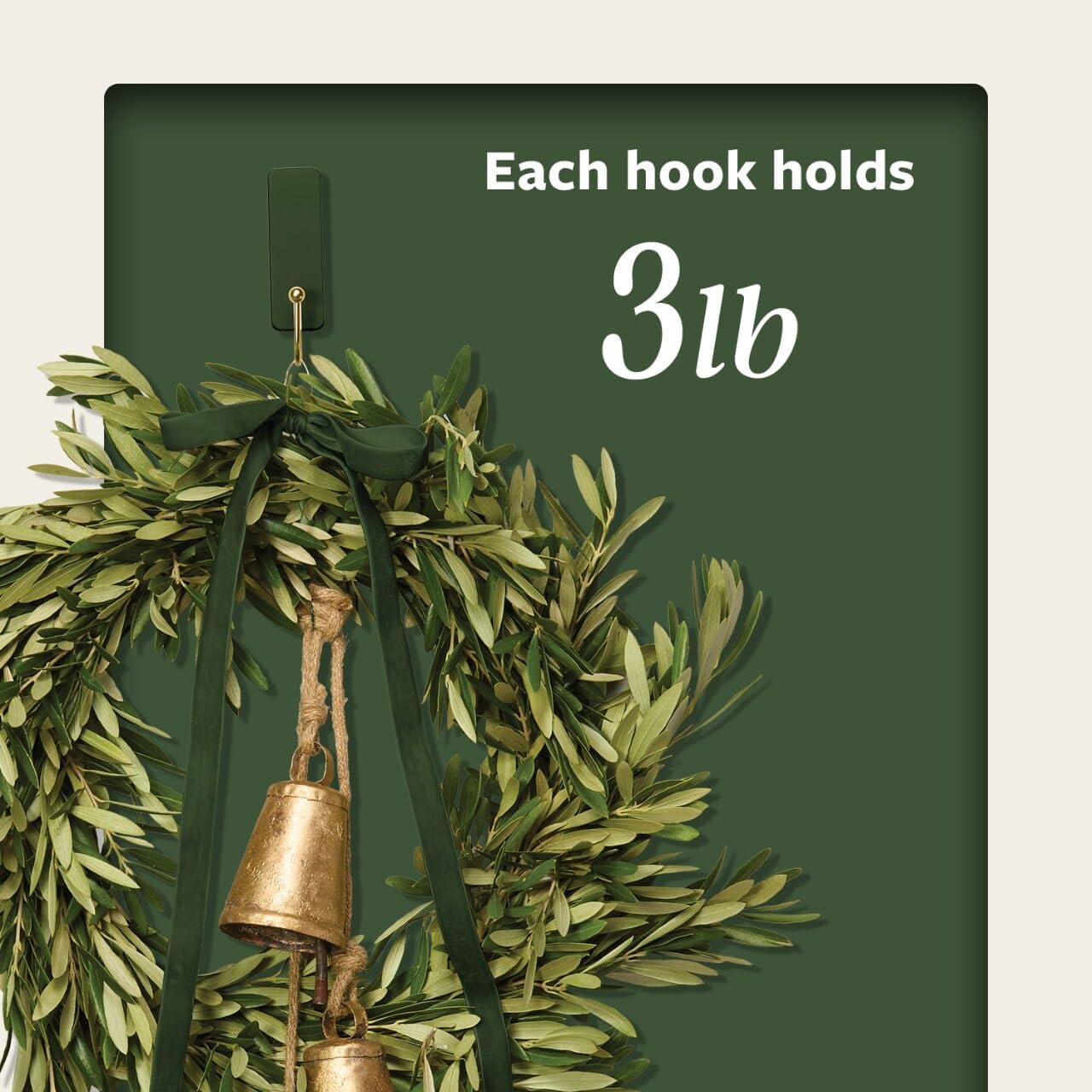 4 Hooks / Medium Wire Hook / Rosemary