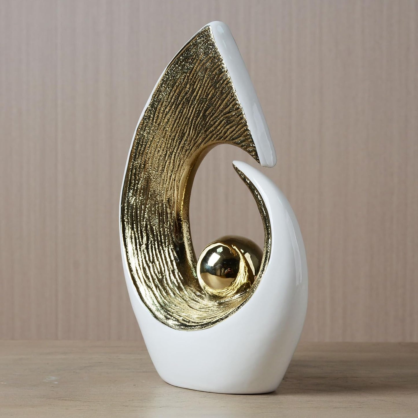 Abstract Statue Figurine Modern Art Sculpture Home Decor Ceramic Ornament Gift for Living Dining