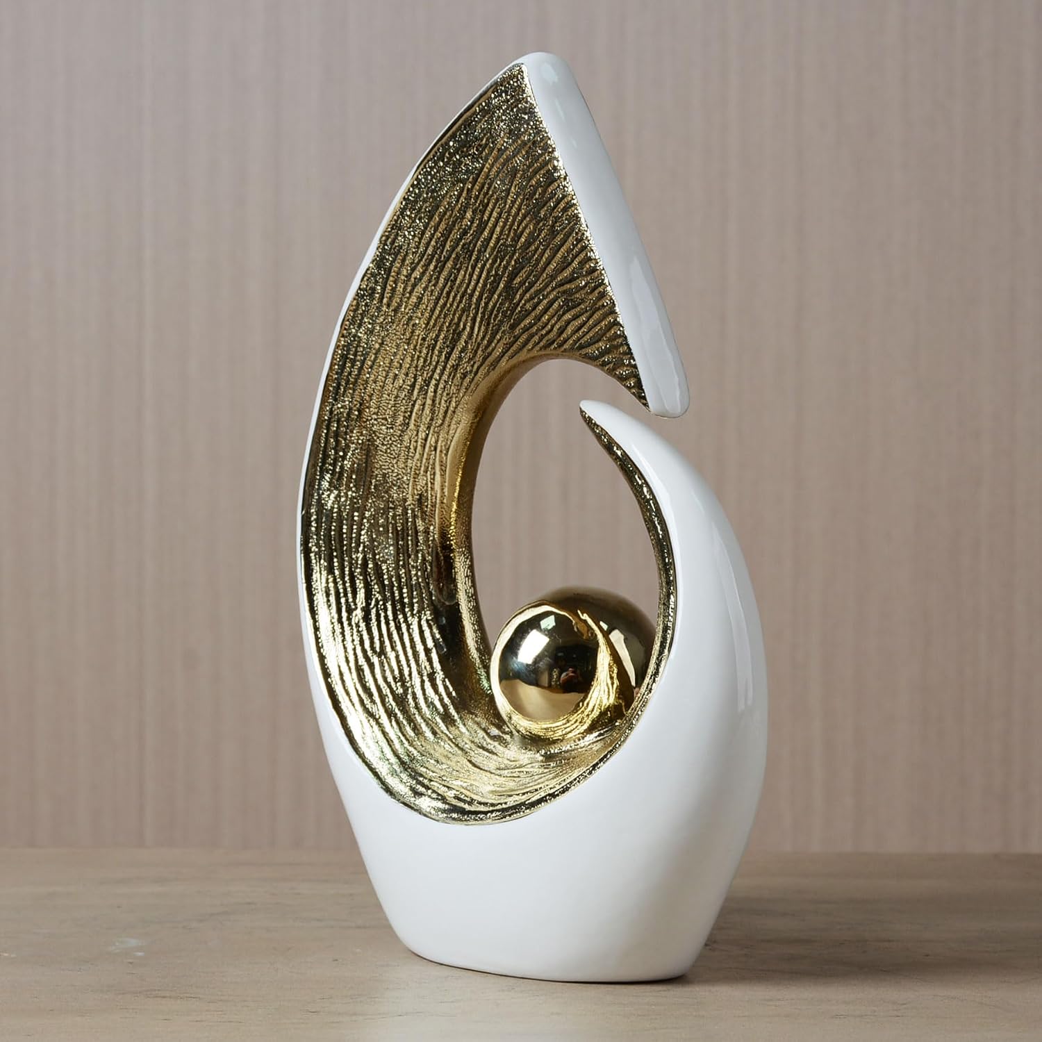 Abstract Statue Figurine Modern Art Sculpture Home Decor Ceramic Ornament Gift for Living Dining