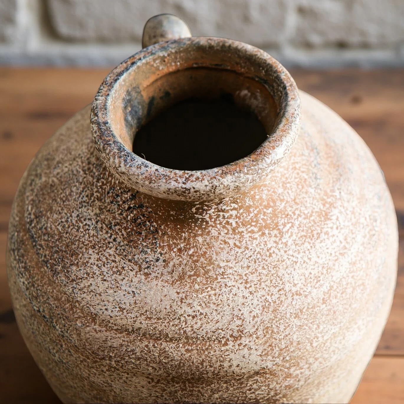 Rustic Ceramic Vase / Terracotta-s-101