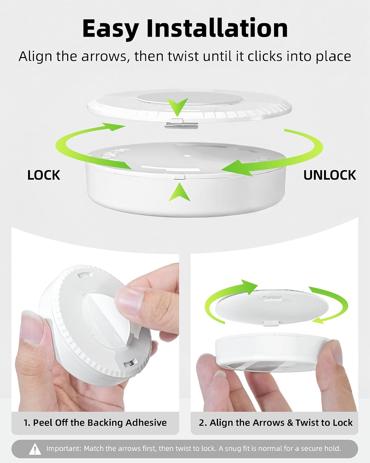 EZVALO LED Puck Lights, Rechargeable Stick On Tap Lights, Wireless Closet Light, 3 Color Temps, Under Cabinet Lights