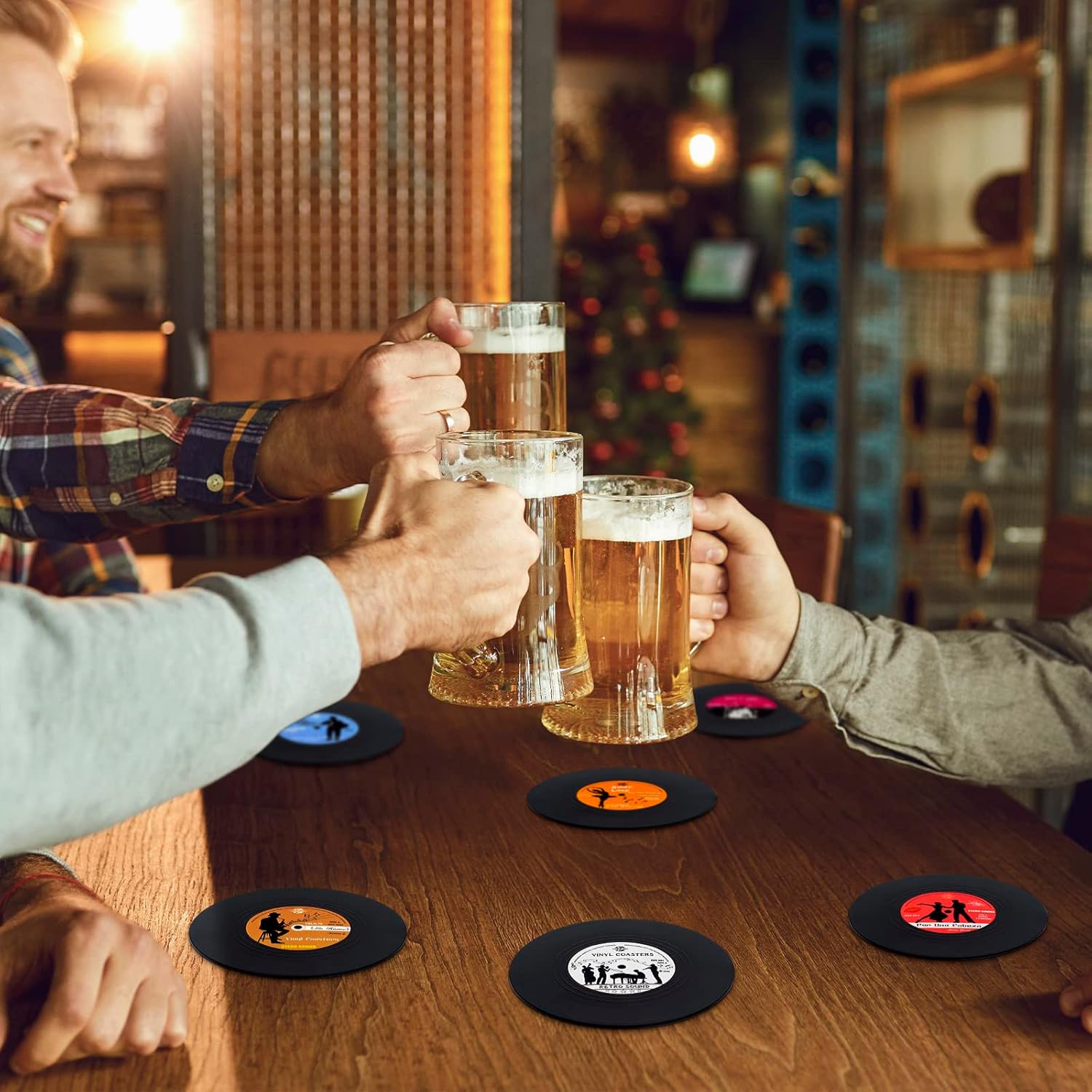 Music Coasters for Drinks / Classic / Set of 6