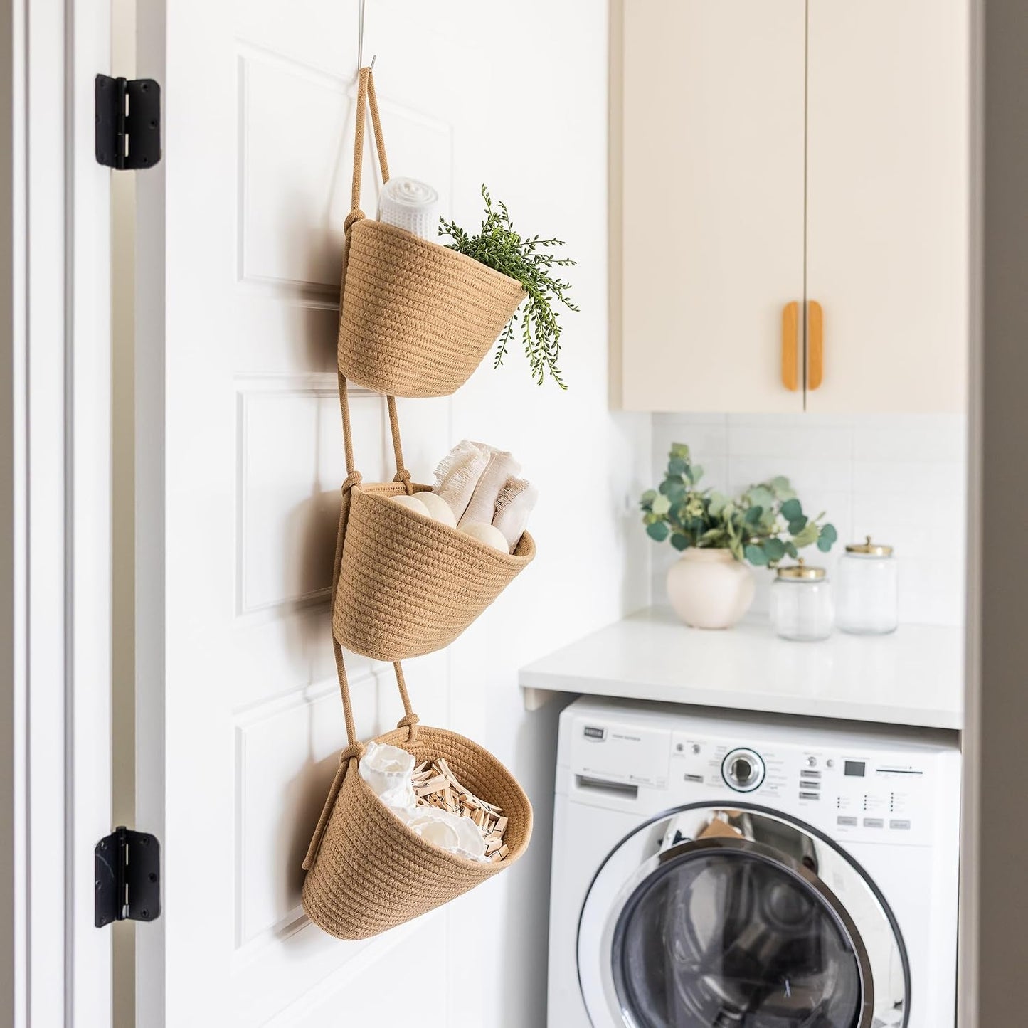 Detachable Woven Storage Baskets / Set of 2