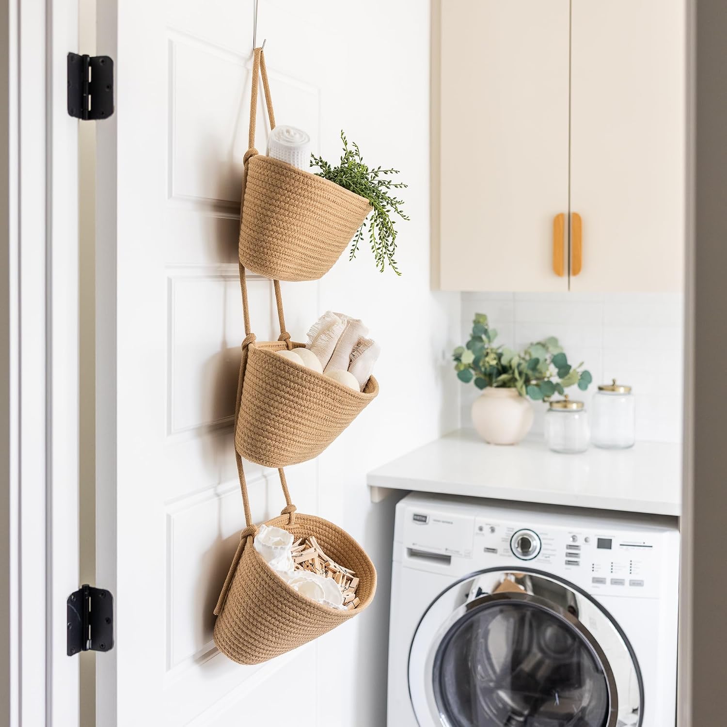 Detachable Woven Storage Baskets / Set of 2