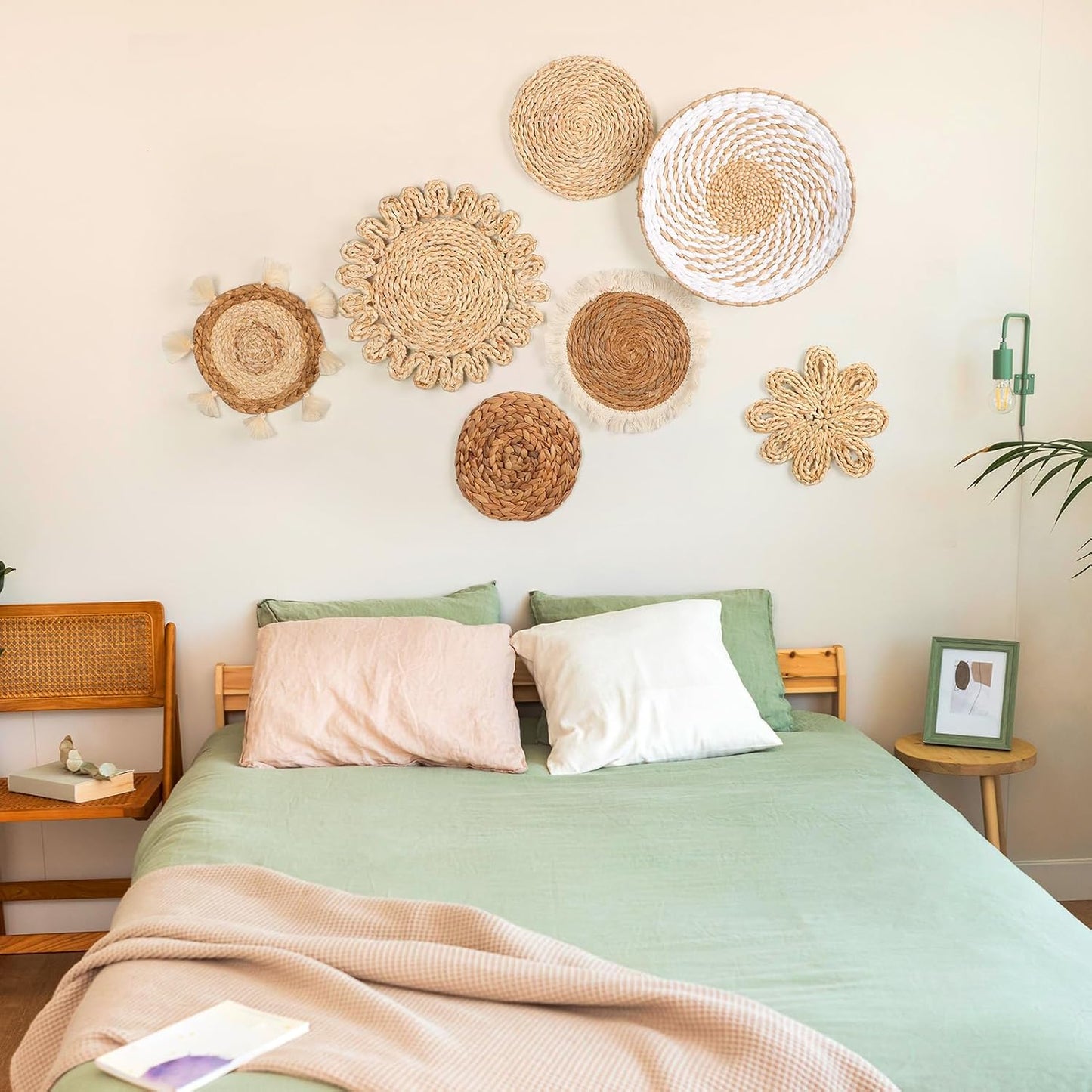 Boho Wall Basket Decor Set