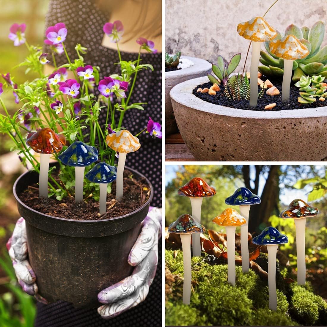 Garden Decor Mushrooms / Ceramic Mushroom