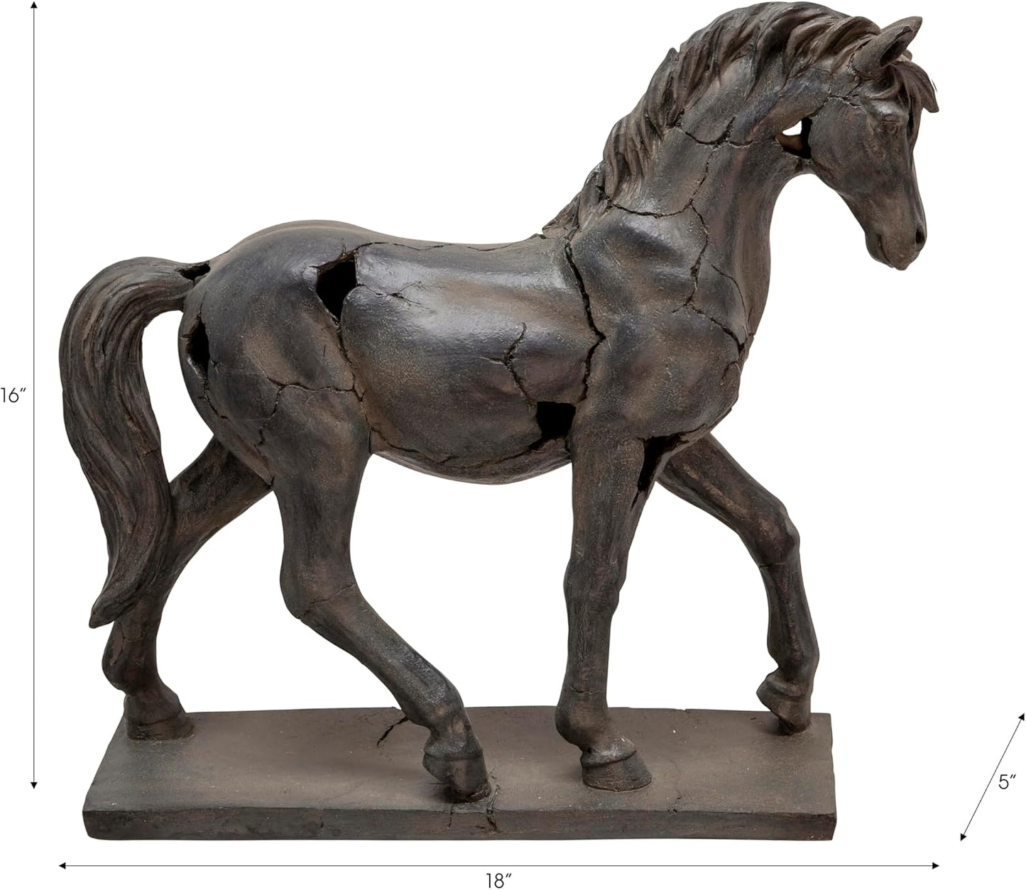 Polyresin Horse Sculpture Statue