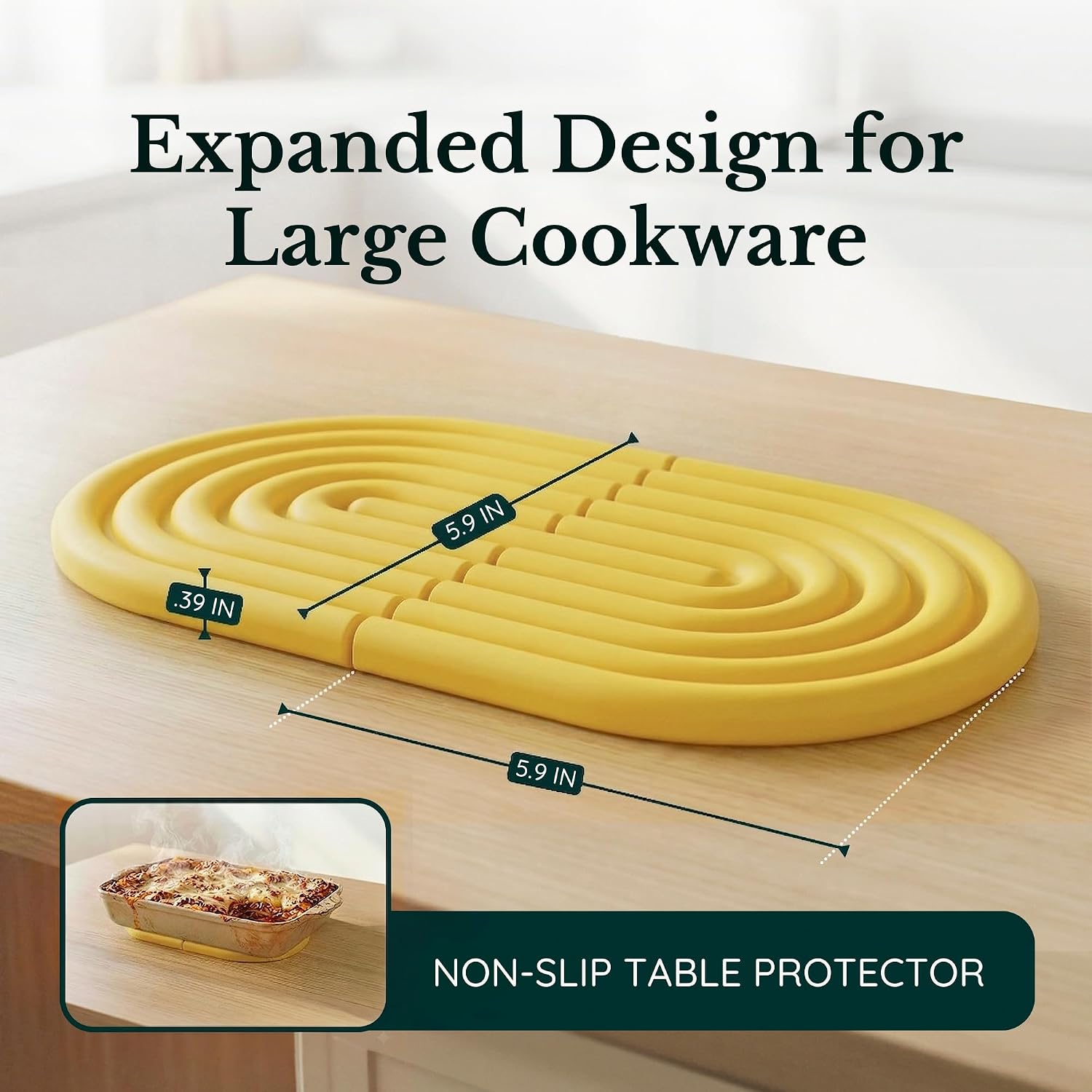Non-Slip Pot Holders / Sunflower Yellow