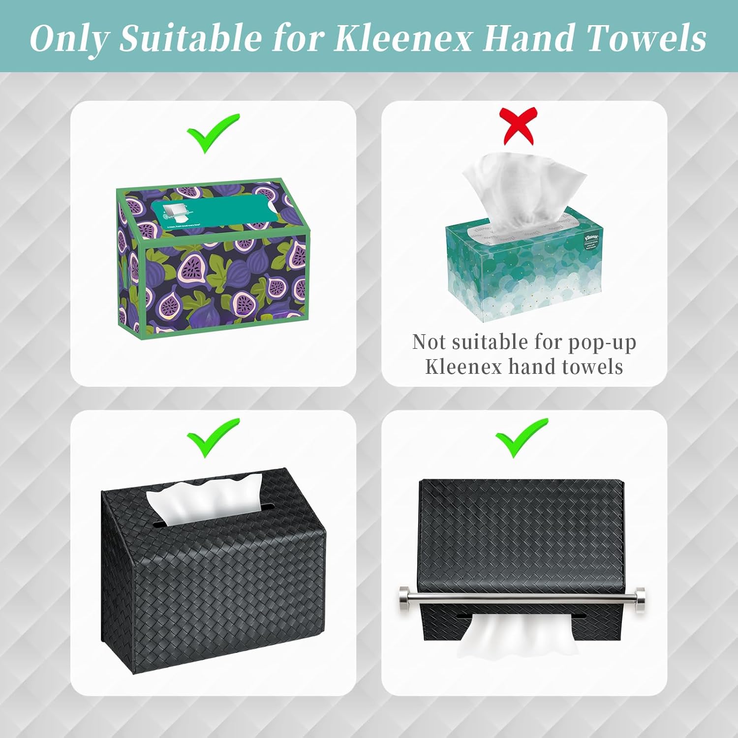 Versatile for Countertops and Towel Racks / Black