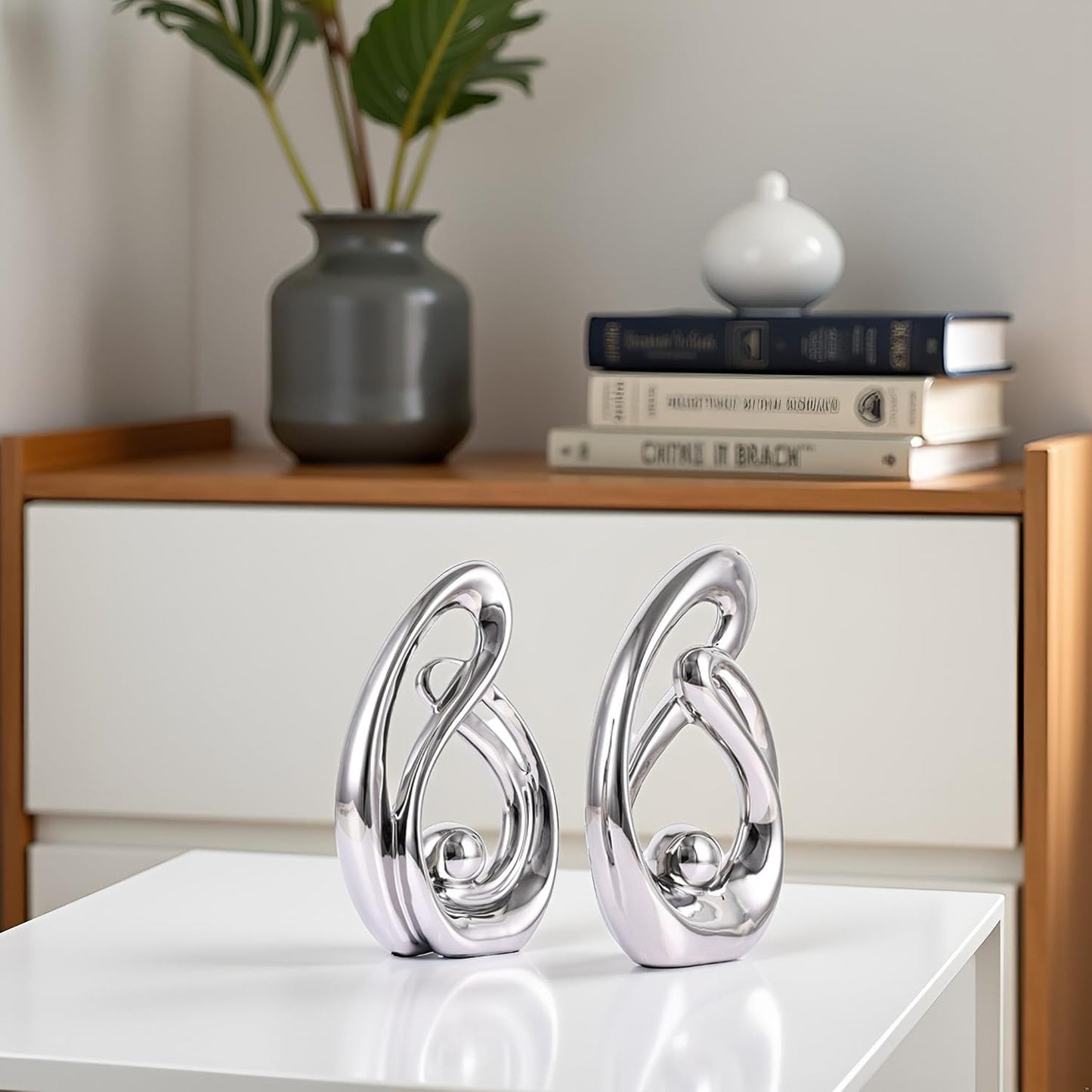 Home Decor Accent / Silver / Small