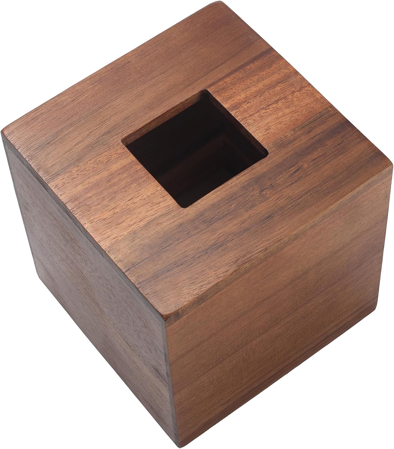 Acacia Wood Facial Paper Holder / Square