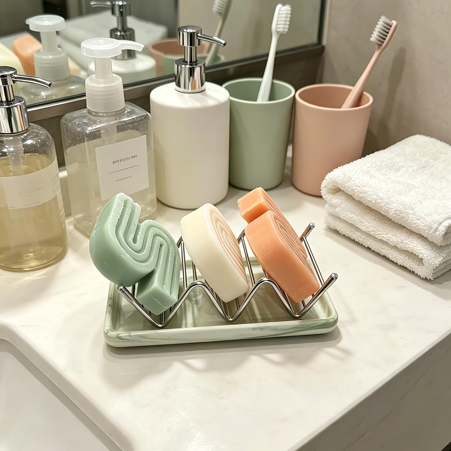Ceramic Dish Tray / Green