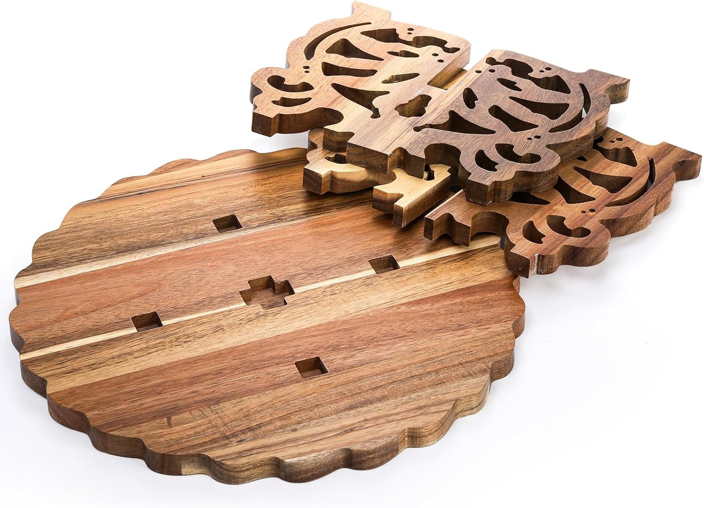 12" Wood Cake Stand