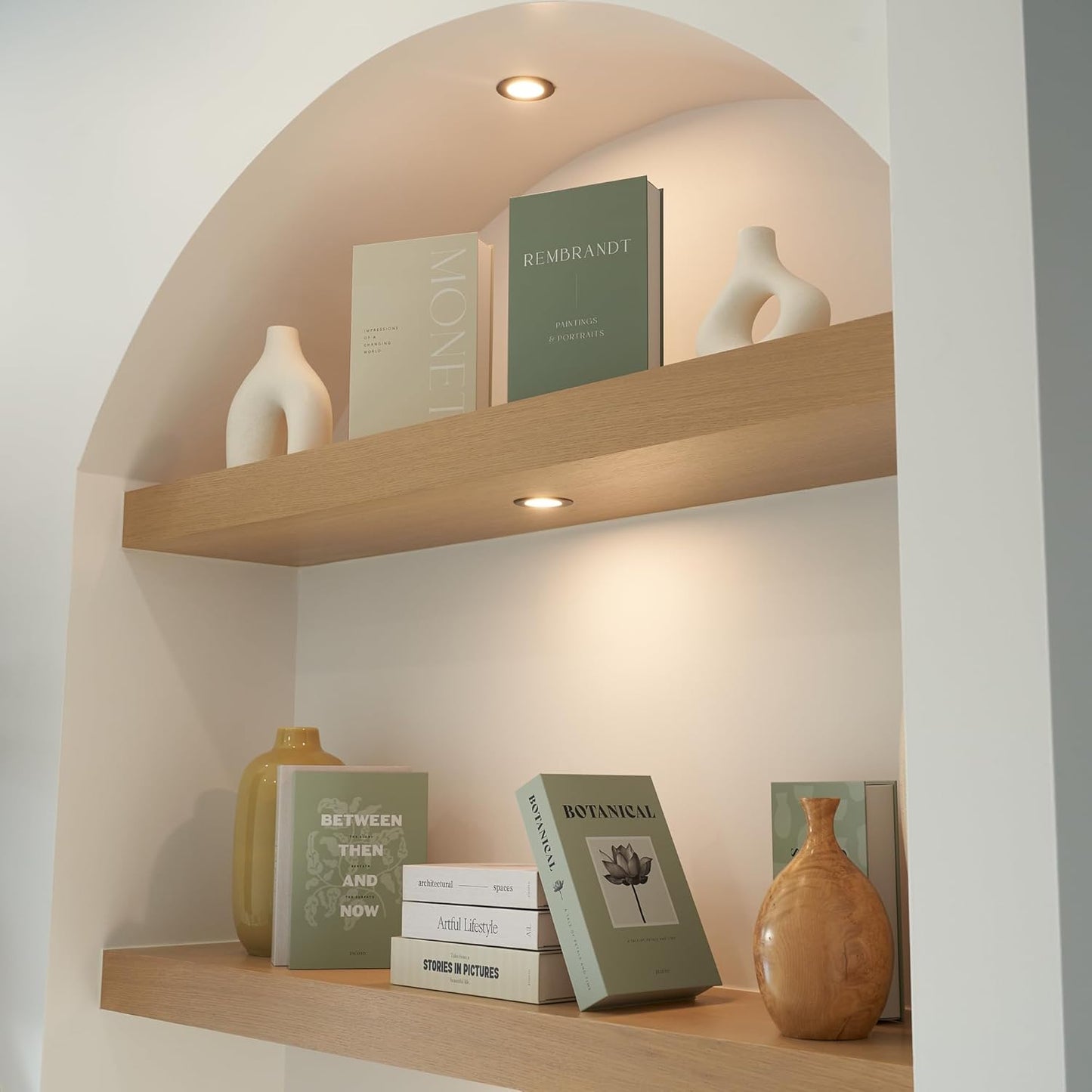 Decorative Books / Boxes Coffee Table / Sage / Set of 9