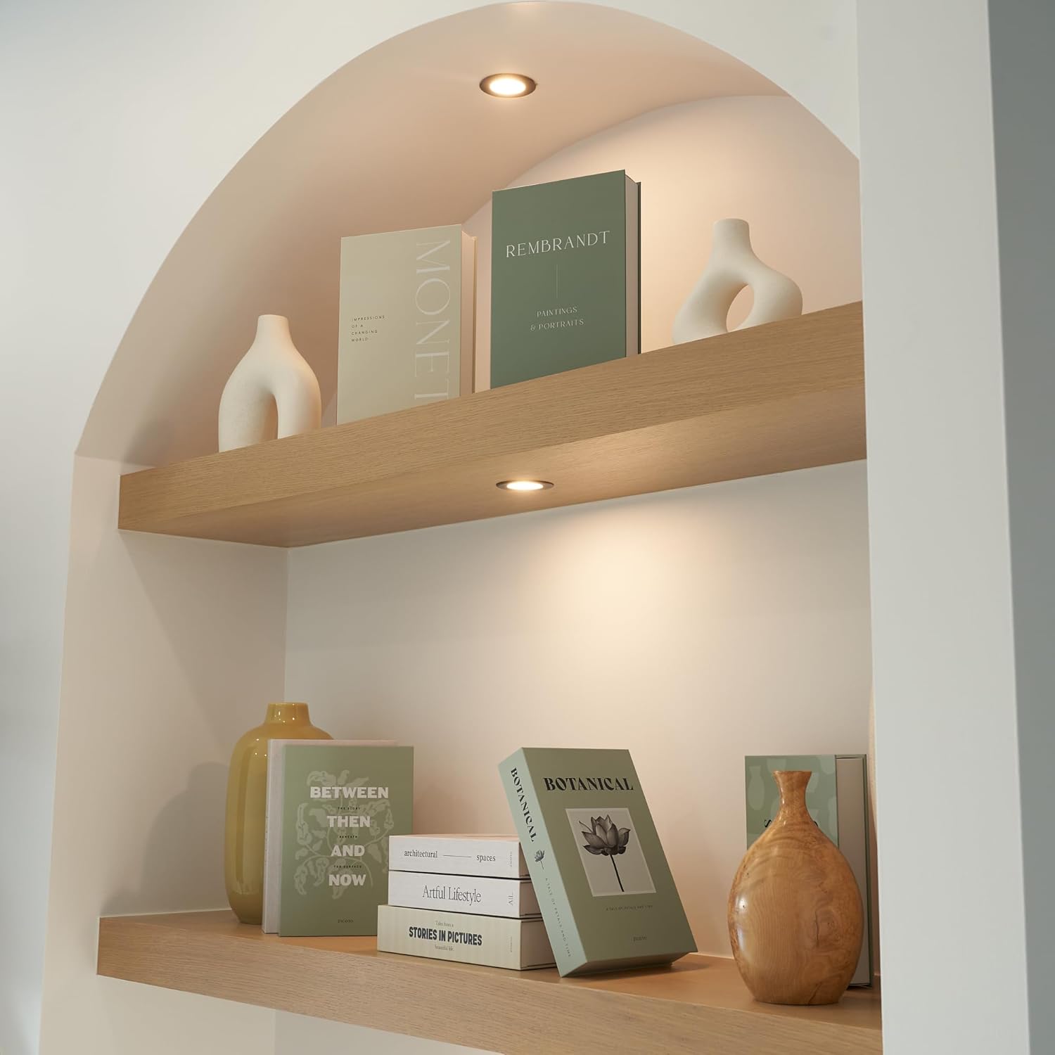 Decorative Books / Boxes Coffee Table / Sage / Set of 9