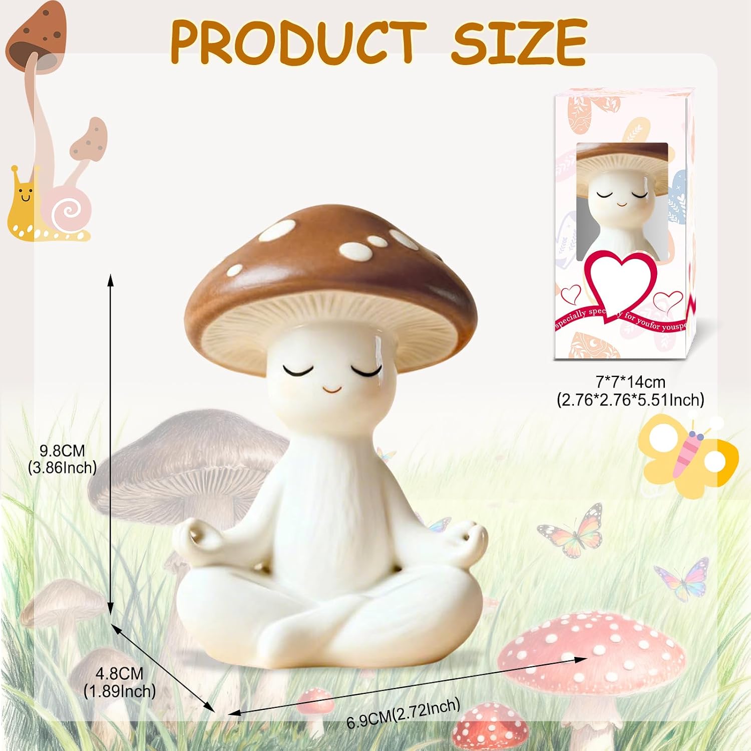 Mushroom Room Decor Home Decor Gifts for Men Women Her Him Office Farmhouse Garden Whimsical Decor