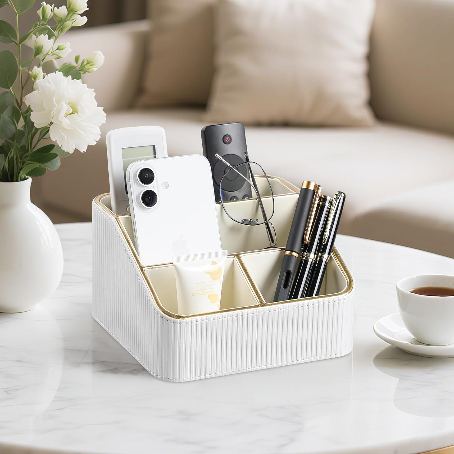 Remote Control Holder / White