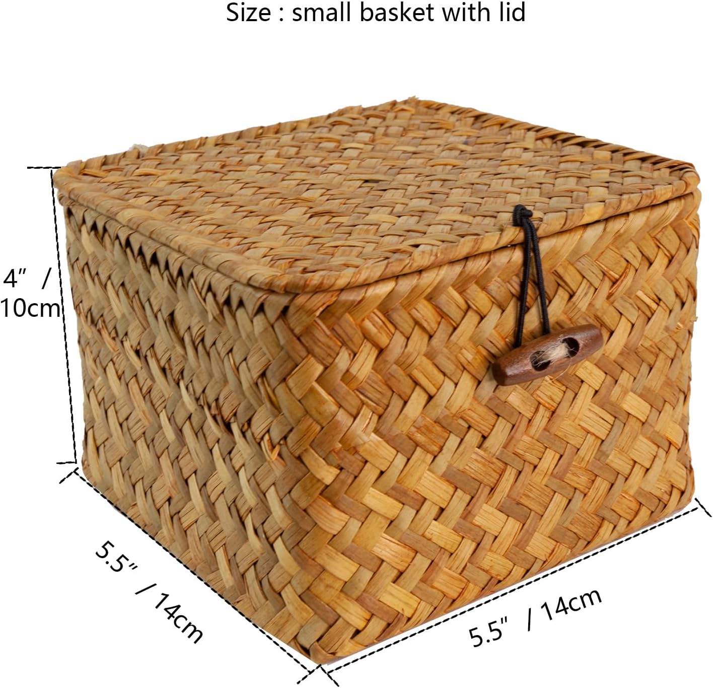 Seagrass Handmade Basket / 5.5 Inch