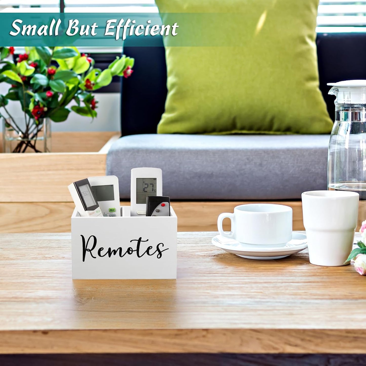 Remote Control Holder / White / 2 Slots