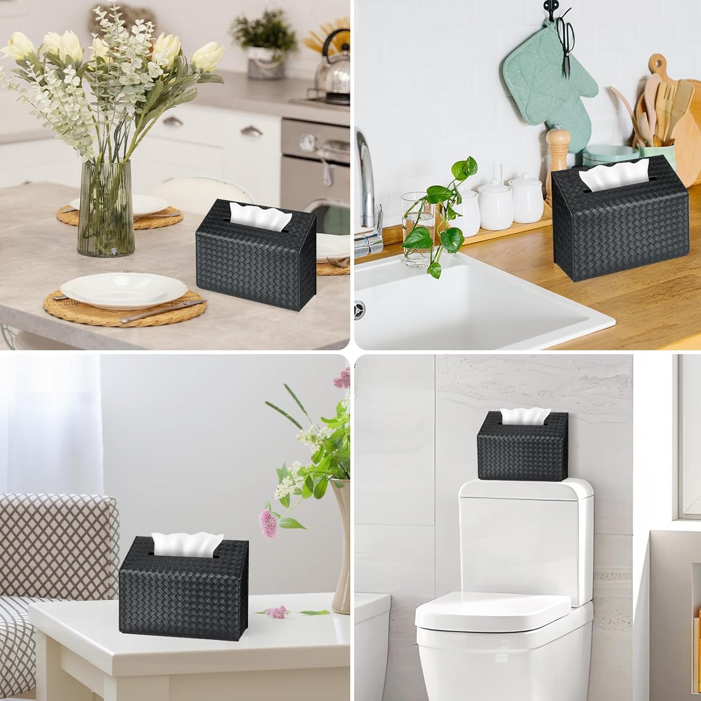 Versatile for Countertops and Towel Racks / Black