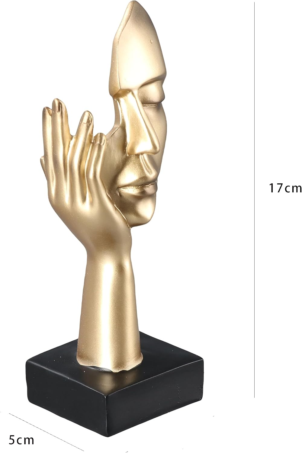 Thinker Statues Sculptures / Woman Face Statue Figurines