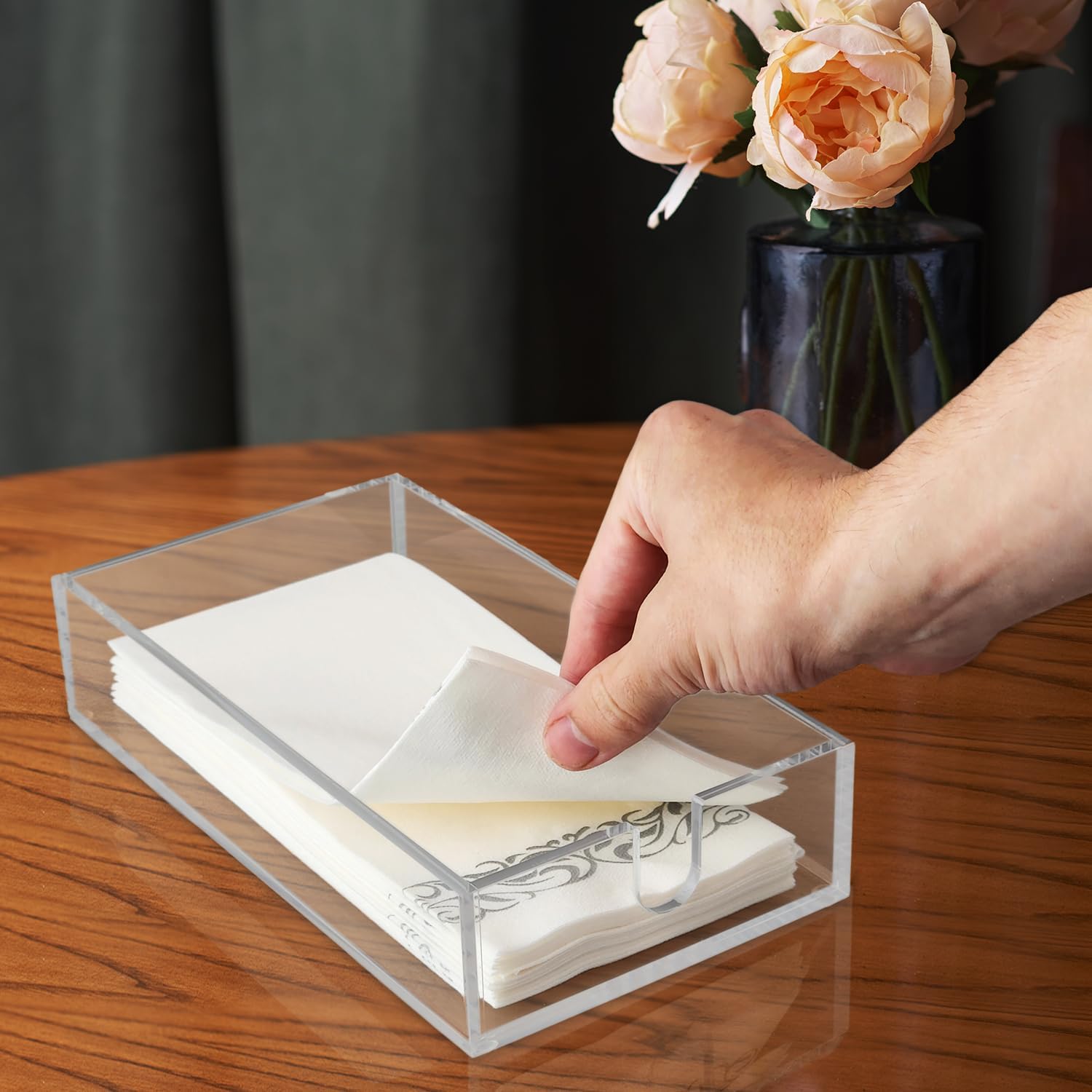 Acrylic Napkin Holder / Clear