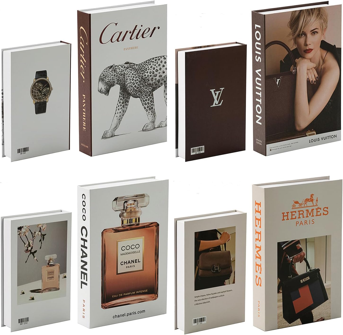 Decorative Books / Stylish Fake Books of Room Books Decor Aesthetic / Set of 4