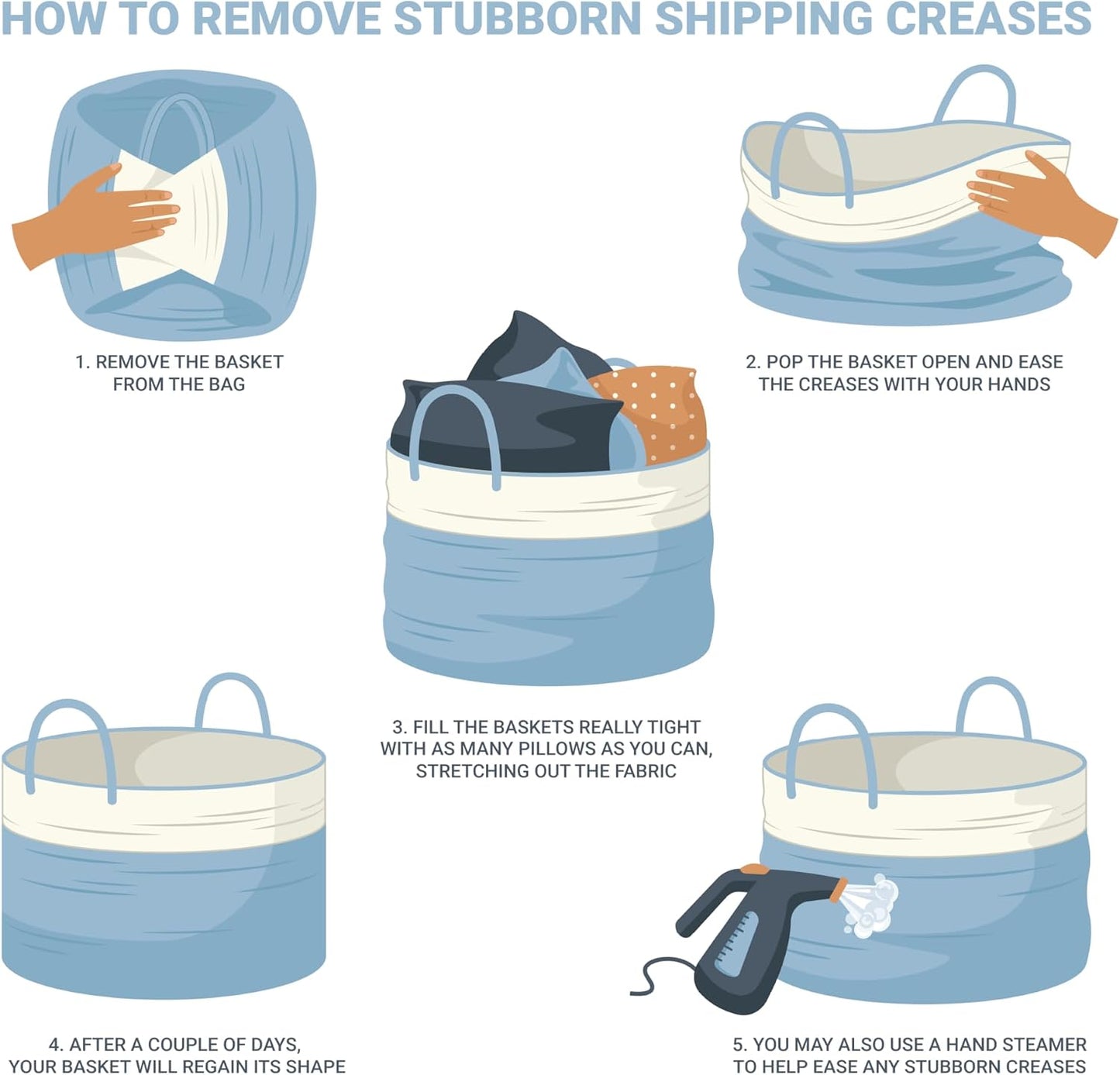 Woven Decorative Basket for Organizing / Brown / Off-white / 15 x 10 x 9