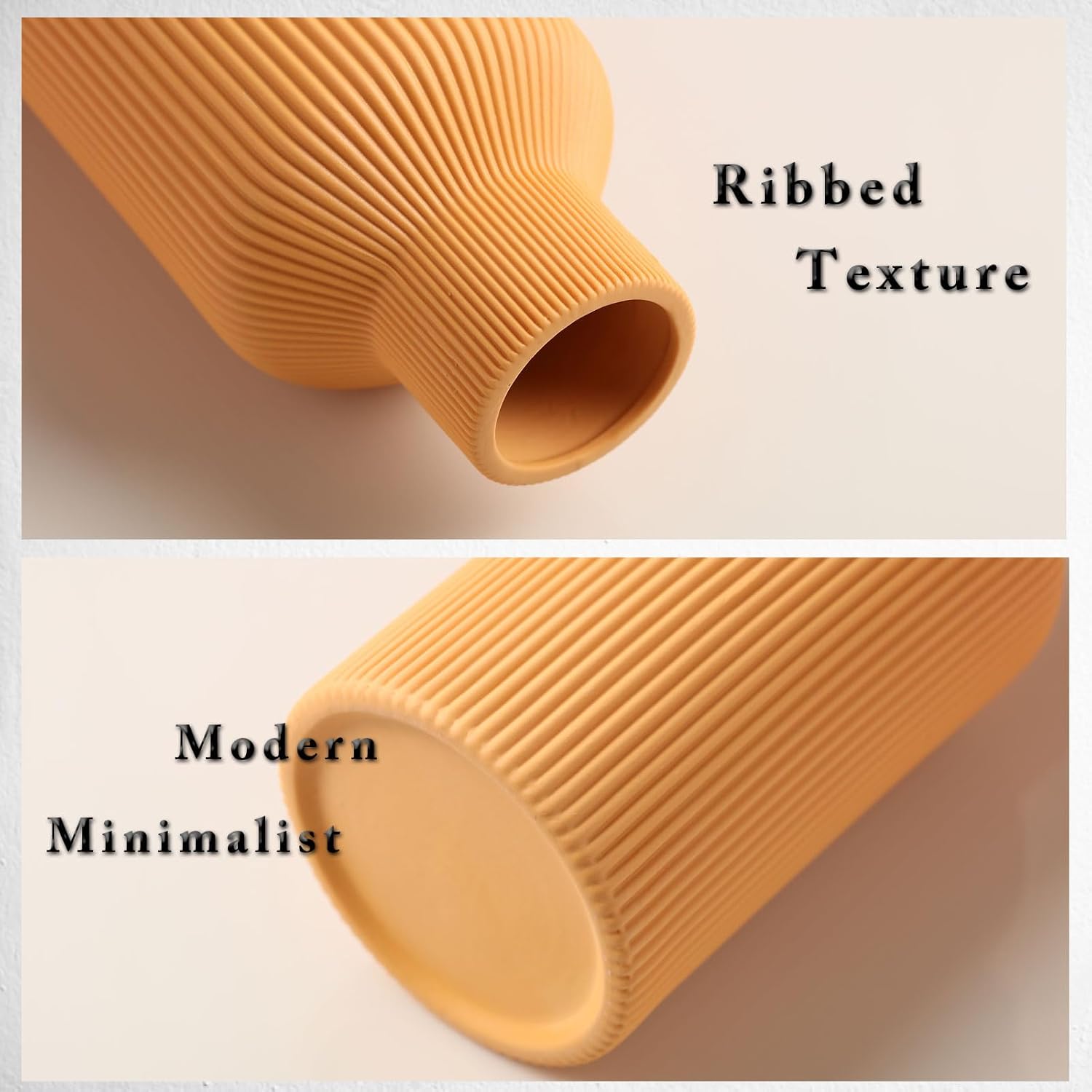 Ceramic Vase for Decor / Orange