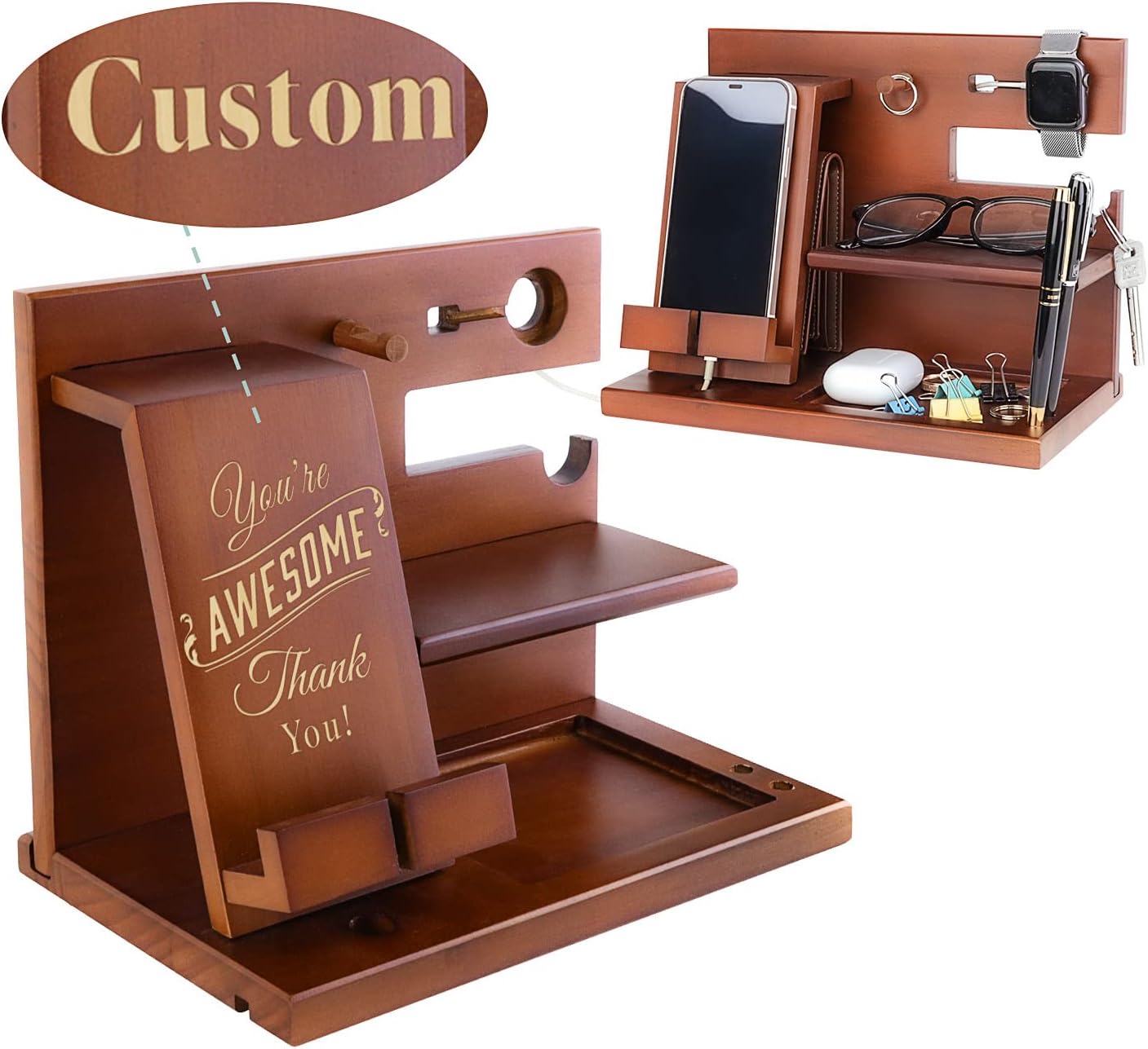 Personalized Thank You Gift For Men Business Friends Boss Coworker Colleague Pastor Godfather Uncle Educator Gift From