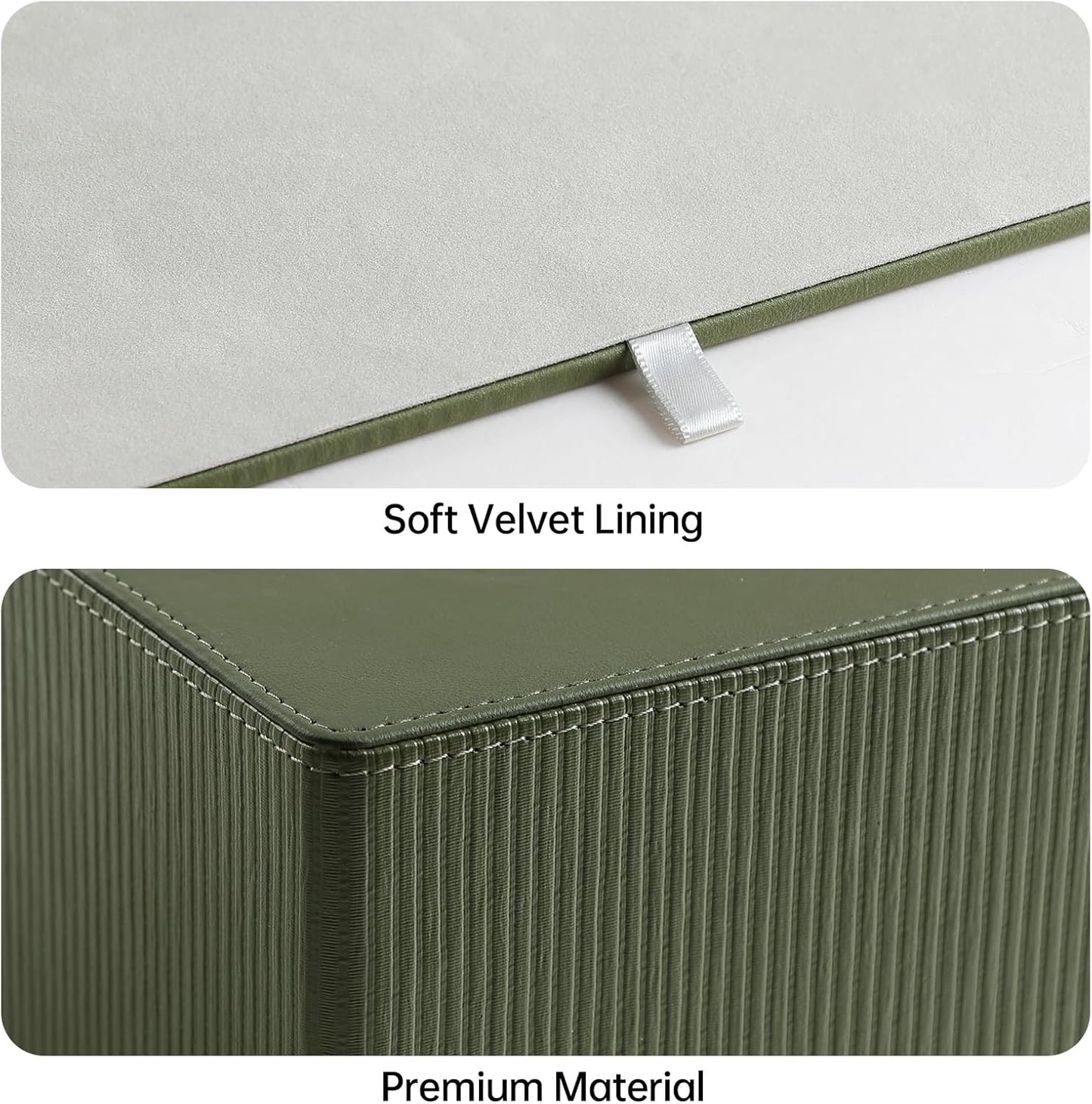 Modern Tissue Box Holder / Green