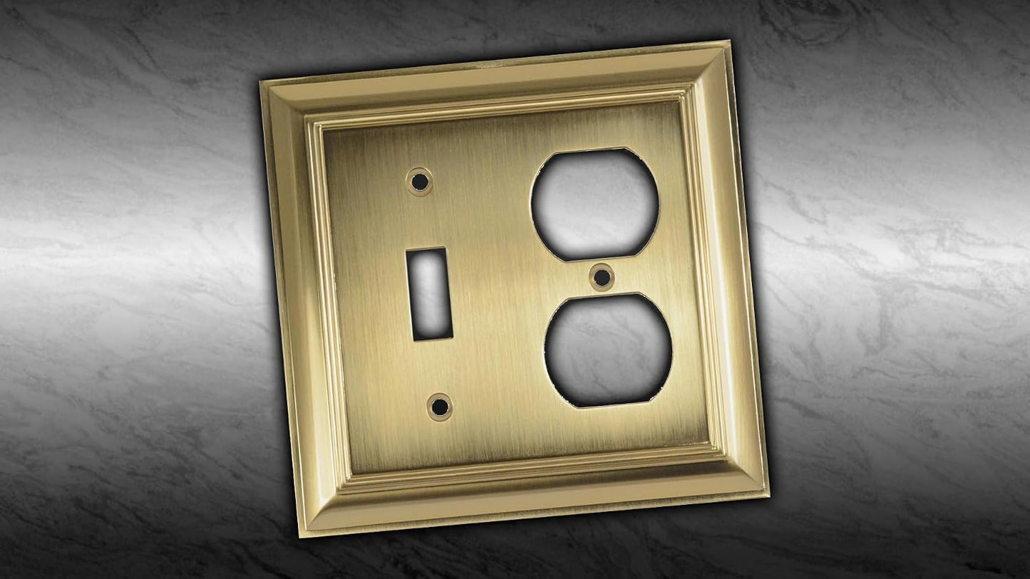 Cool Knobs and Pulls (CKP) Impressions Collection, 31196 Decorative Toggle/Duplex Wall Plate/Outlet Cover, Long Lasting