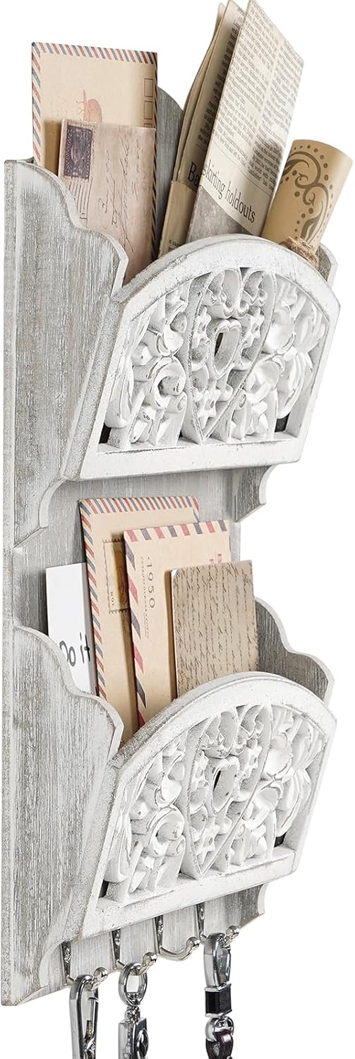 Wooden Hanging Organizer / Rustic