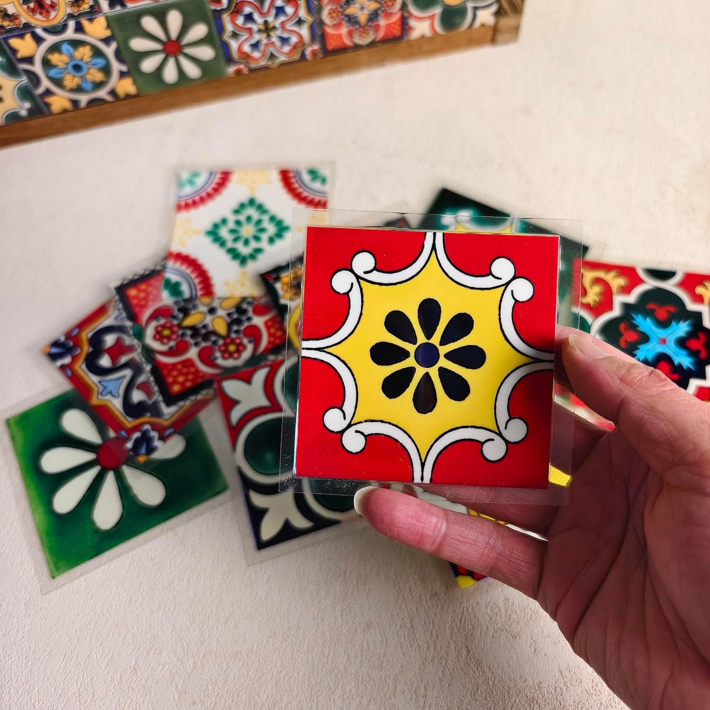 Talavera Tile Stickers / Talavera 001 / 3 x 3
