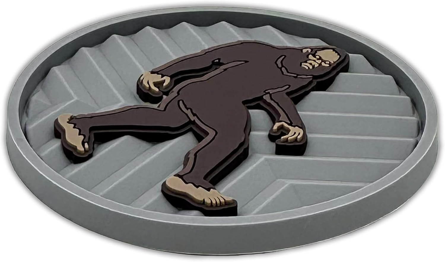 Sasquatch Bigfoot Walking Pose Automotive 3D Textured Silicone Coasters / Sasquatch Walk