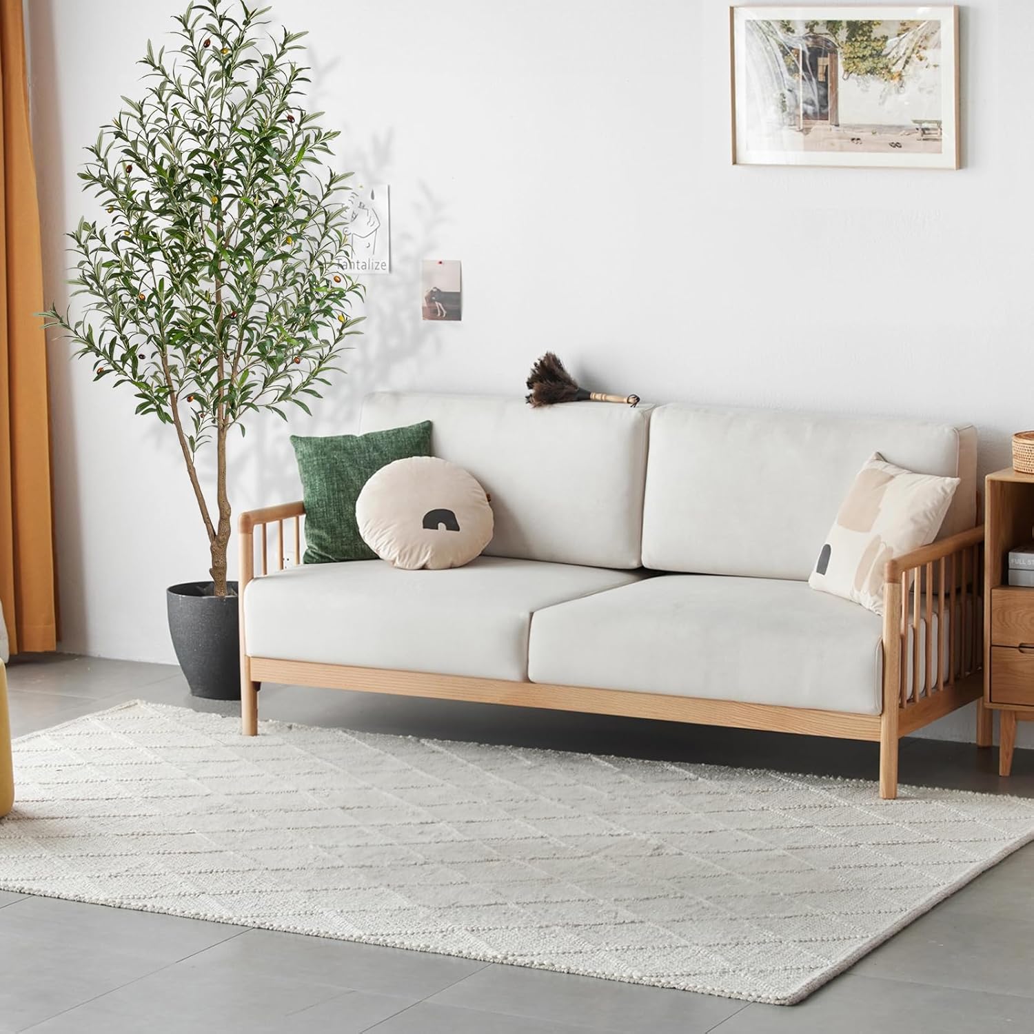 Tall Faux Olive Tree / 7ft / 7 Inch