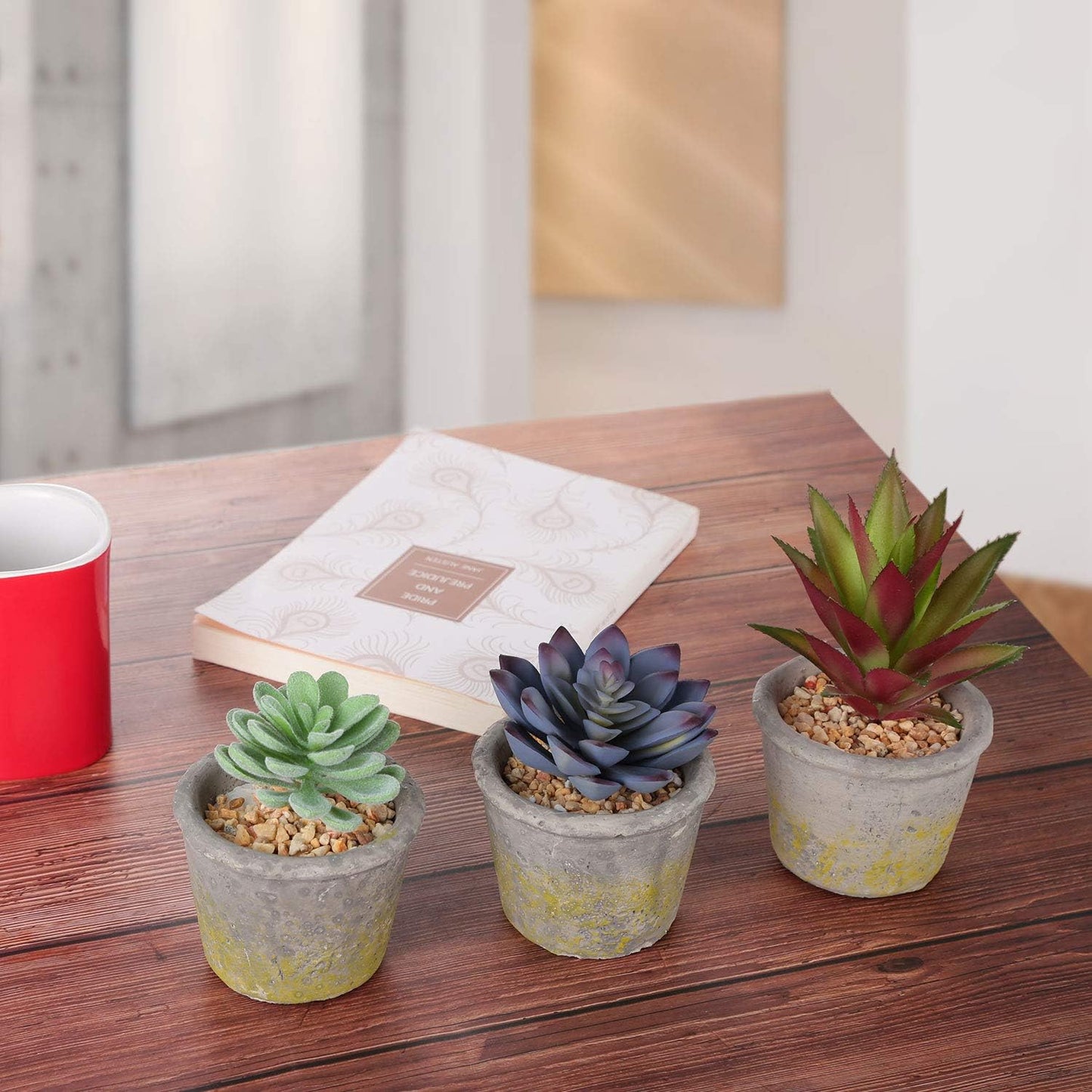 Faux Succulents Artificial Plants / Set of 16