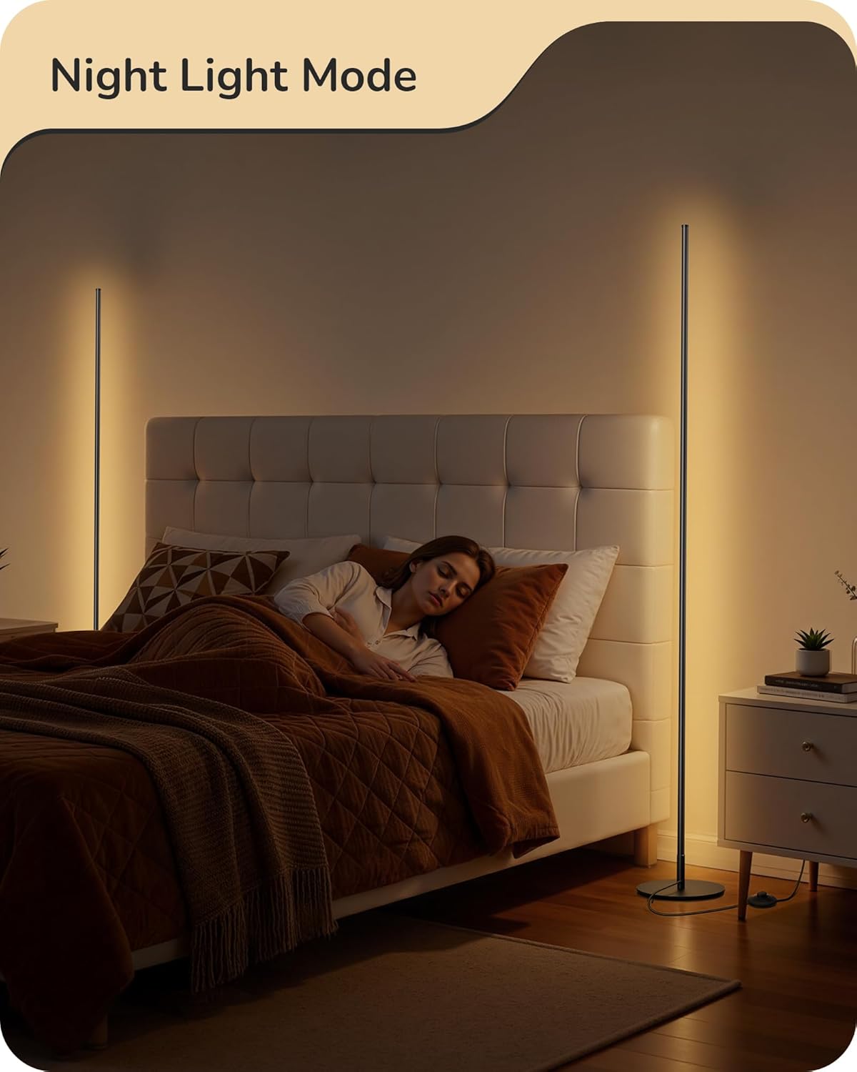 Minimalist Dimmable Tall Light / Black / Set of 2