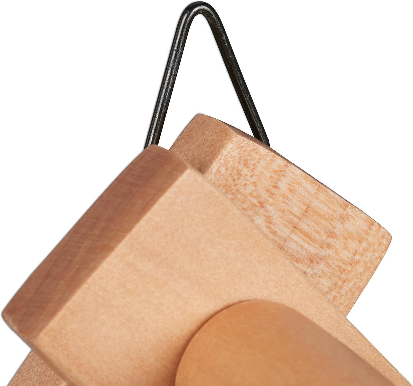 Relaxdays Wall Coat Rack, Wooden, Expandable, 10 Jacket Hooks, Hallway Outerwear Storage, 5.5 x 111 x 7.5 cm, Natural
