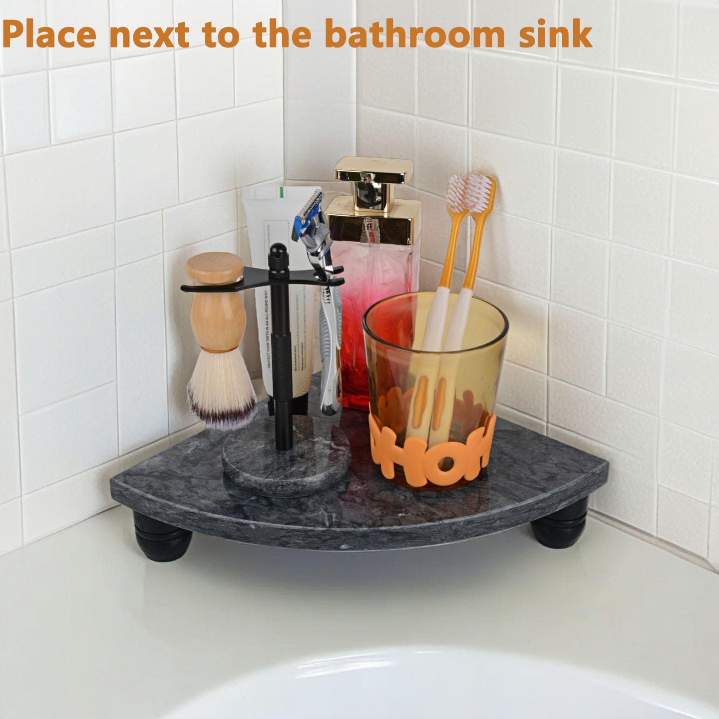 Decorative Pedestal Stand / Black-s
