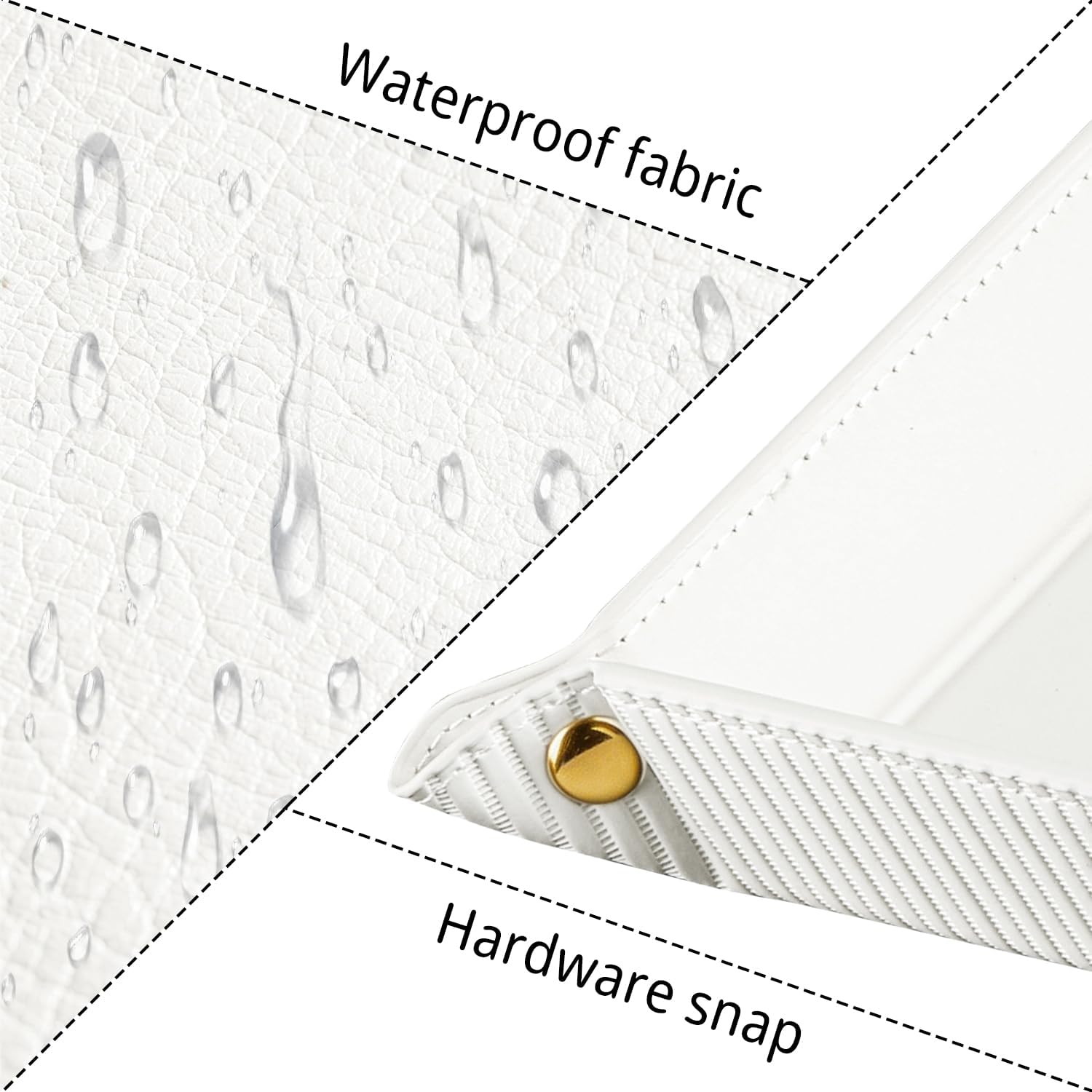 Light Valet Tray for Men / White Rome