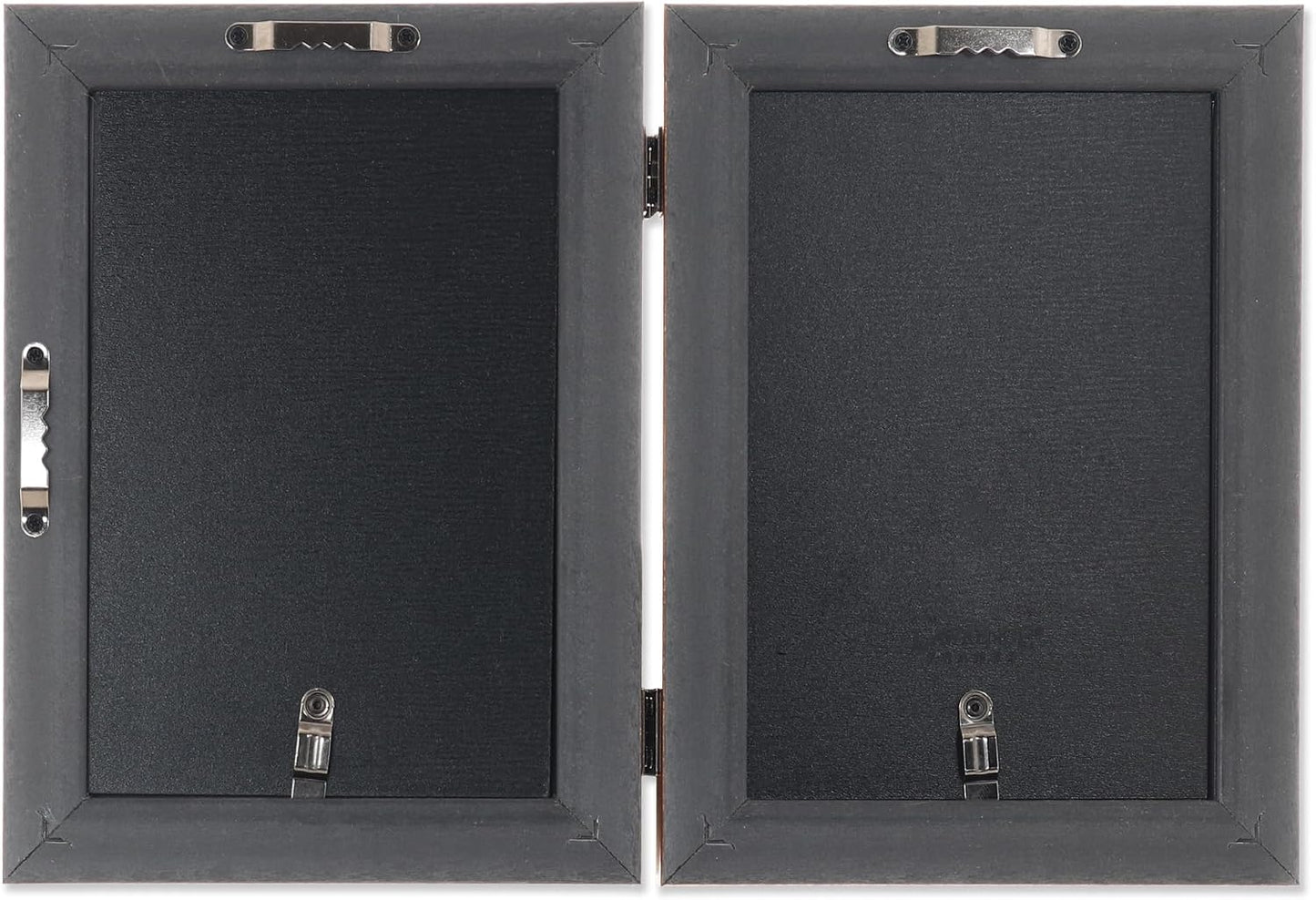 Lawrence Frames 4x6 Hinged Double Sutter Burnished Gold Picture Frame