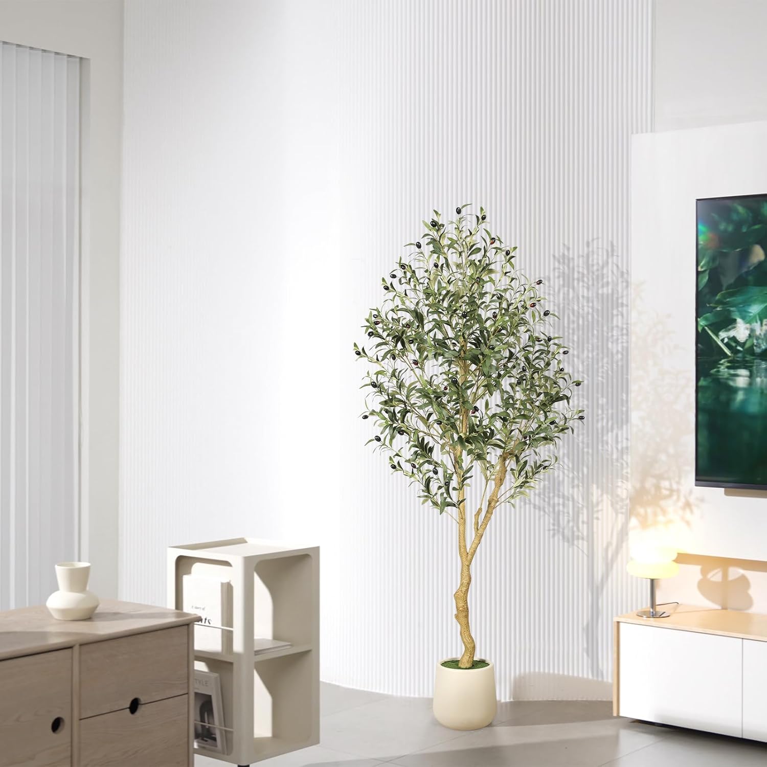 Artificial Plant / Planter / 6ft / Natural / 6 Inch