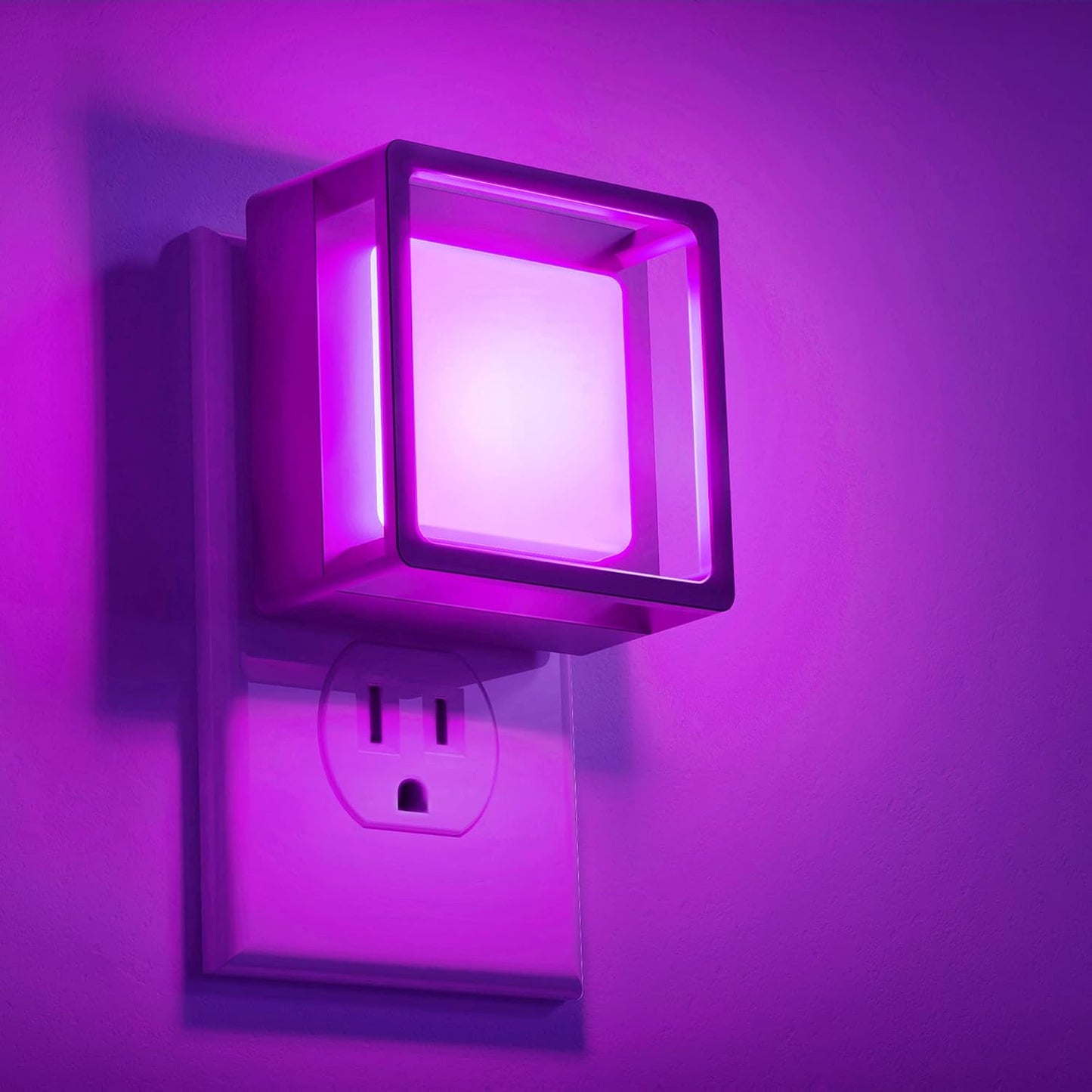 DORESshop Purple Night Light [2 Pack],Night Lights Plug Into Wall,Halloween